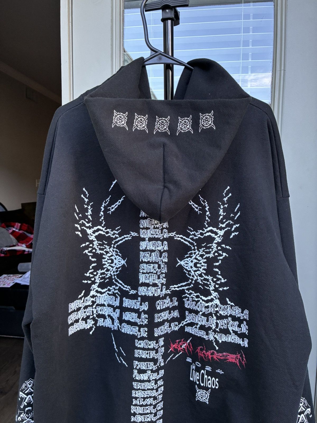 Ken Carson Ken Carson “More Chaos Tour” Zip Up Hoodie Size US L / EU 52-54 / 3 - 9 Thumbnail