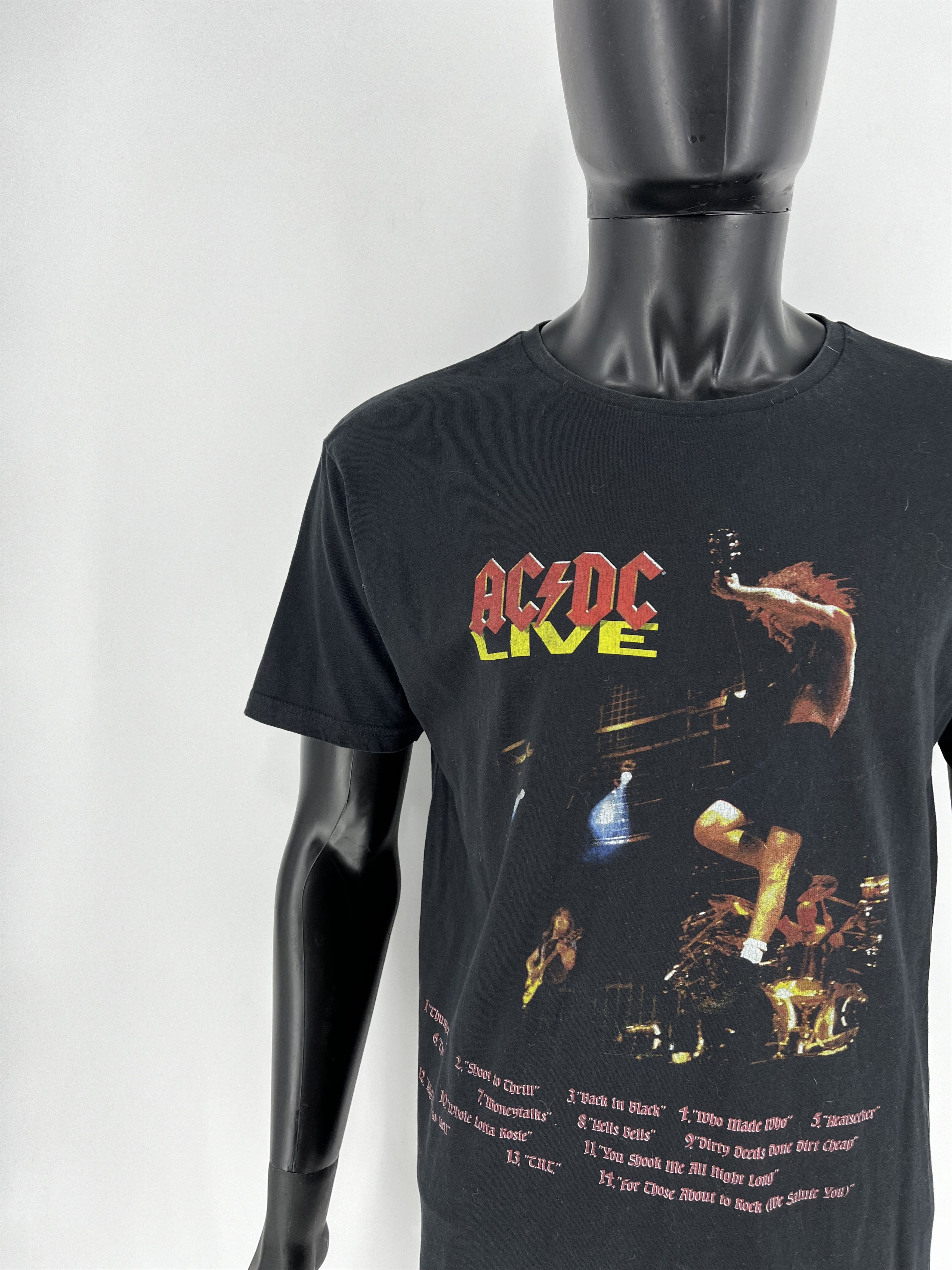 Band Tees VINTAGE AC DC TOUR ROCK BAND TEE T-SHIRT MEN'S SIZE M Size US S / EU 44-46 / 1 - 6 Thumbnail
