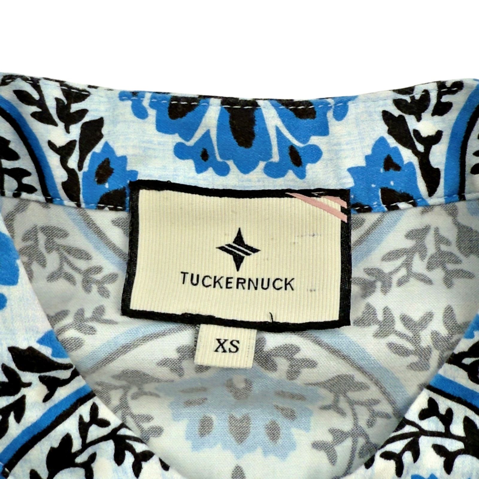Other Tuckernuck Golden Medallion Crawford Dress Blue Tiered Mini Size XS / US 0-2 / IT 36-38 - 4 Thumbnail