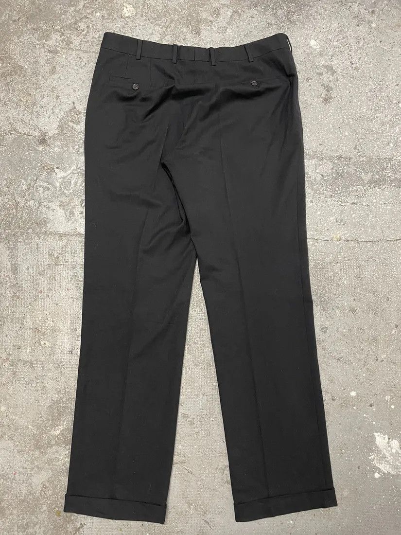 Prada × Vintage AW2007 Prada Black Wool Tailored Pants Size US 34 / EU 50 - 2 Thumbnail