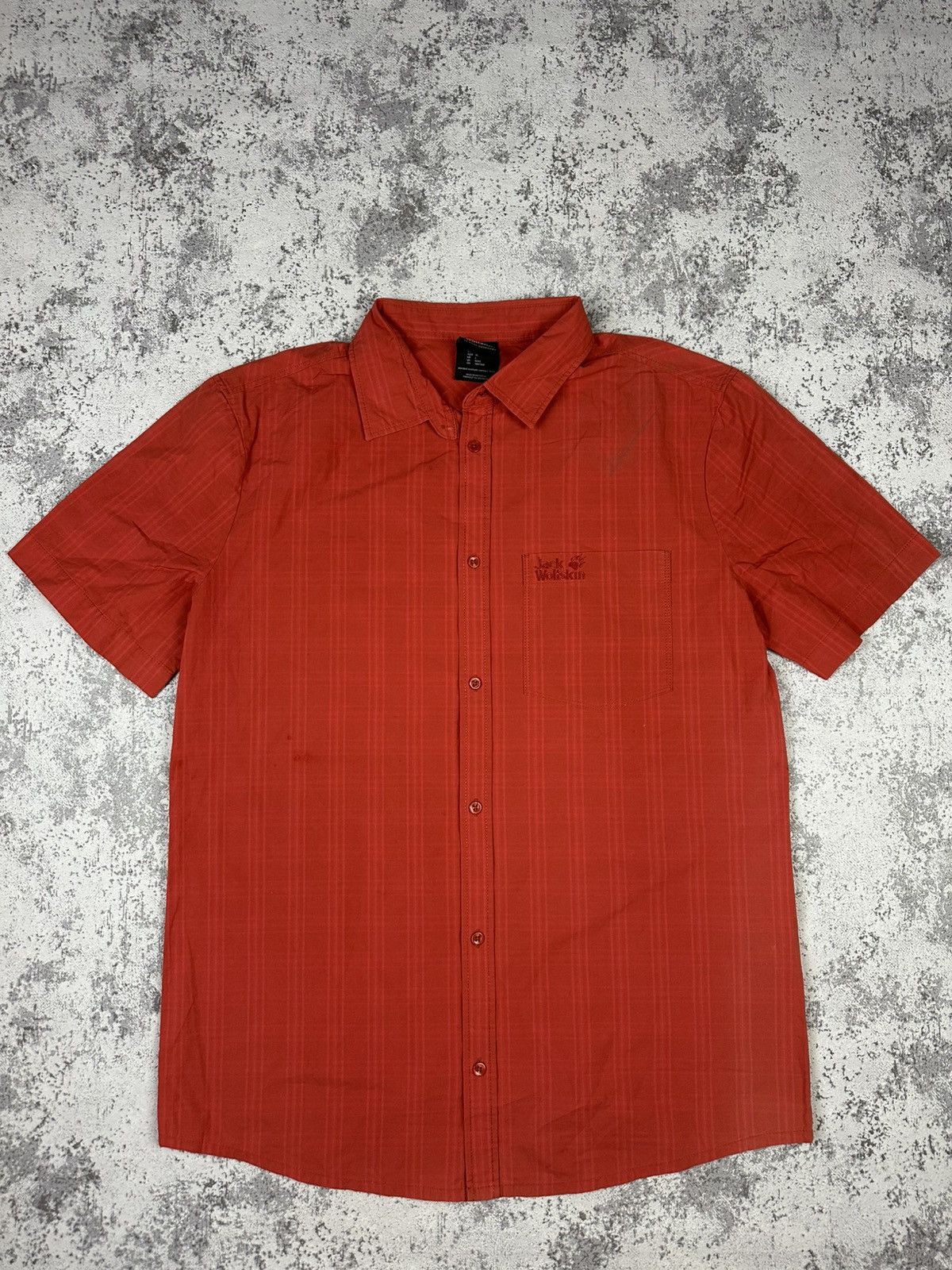 Vintage Custom Jack Wolfskin Shirt Hand Painted Back Graphic Size US L / EU 52-54 / 3 - 3 Thumbnail