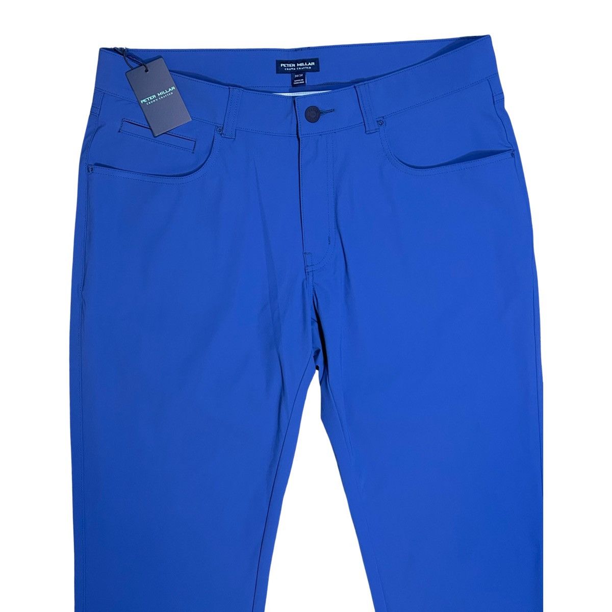 Peter Millar Peter Millar Ocean Blue Bingham Performance Pants Size US 34 / EU 50 - 3 Thumbnail