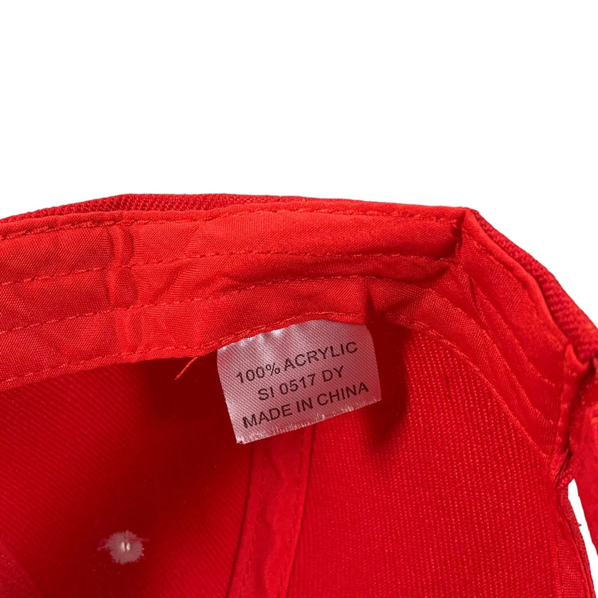 Vintage Vintage Las Vegas Red White Adjustable Trucker Strapback Hat Size ONE SIZE - 5 Thumbnail