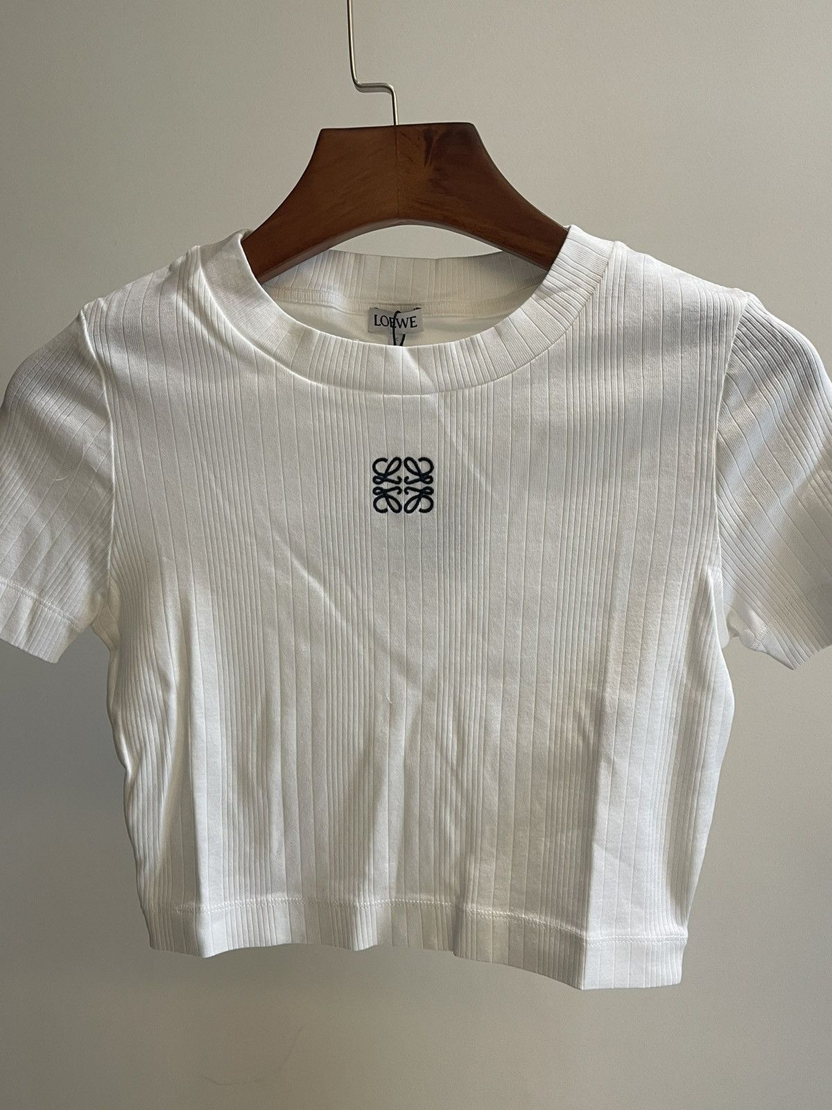 Loewe Loewe women’s cotton cropped top Size S / US 4 / IT 40 - 1 Thumbnail