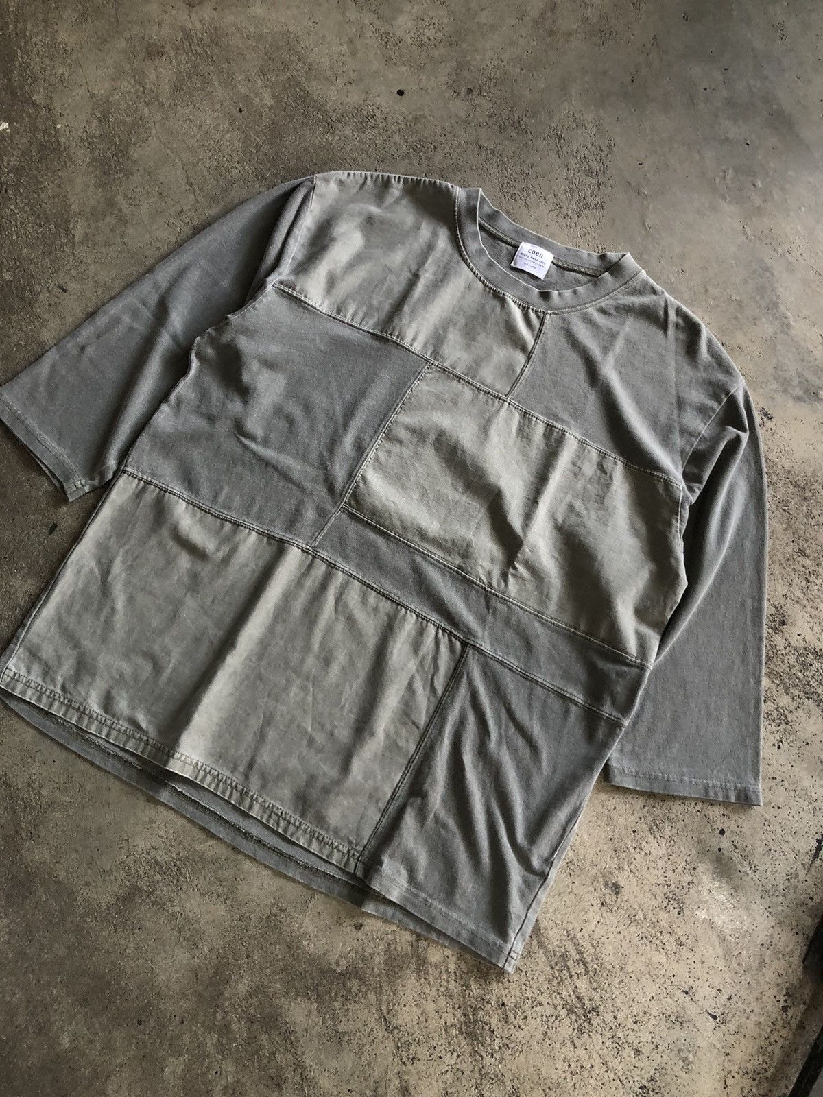 If Six Was Nine × Japanese Brand × Le Grande Bleu (L.G.B.) JAPANESE COEN PATCHWORK STYLE Size US L / EU 52-54 / 3 - 2 Thumbnail