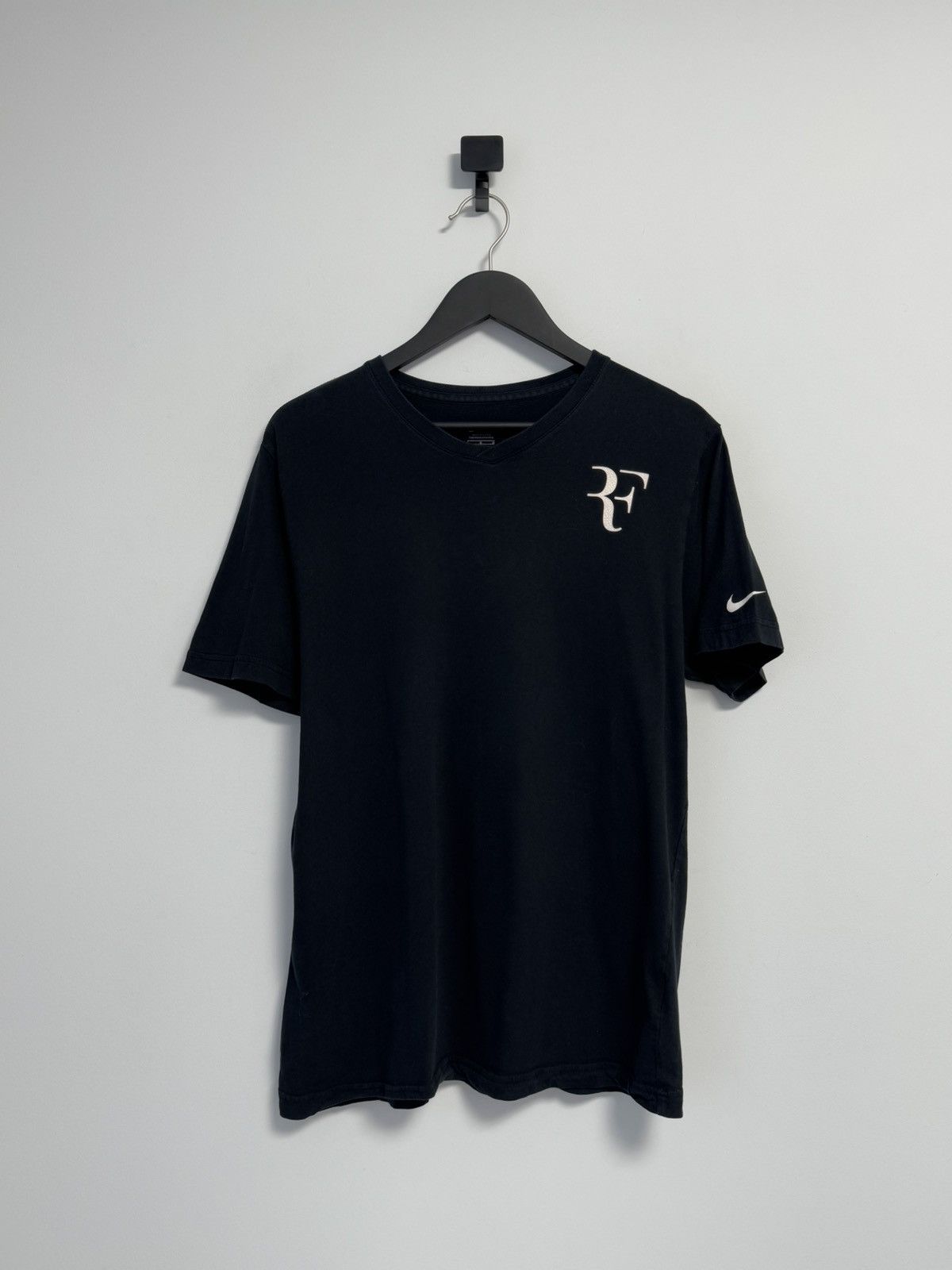 Nike Roger Federer V-Neck Practice Tennis T-Shirt