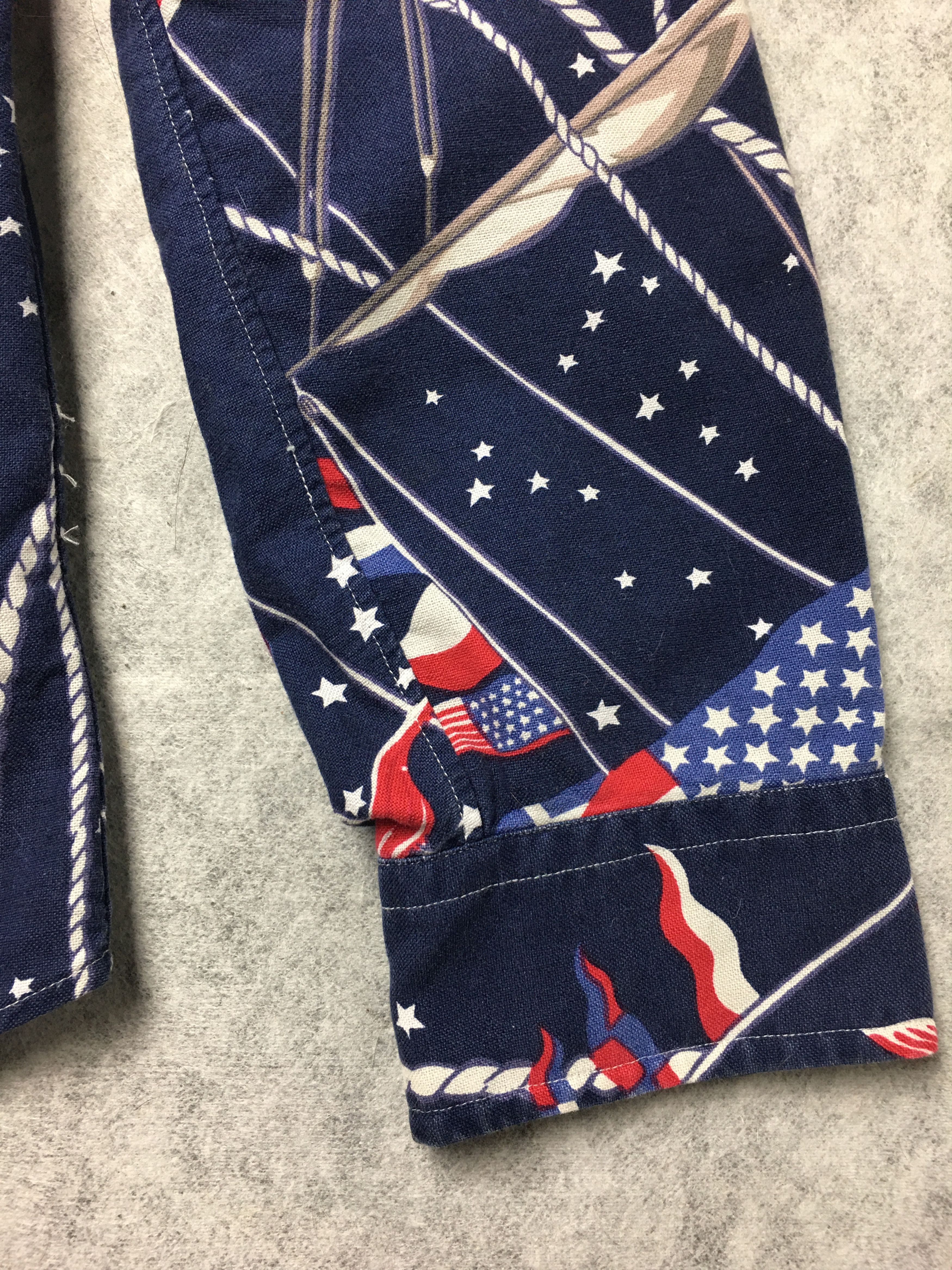 Polo Ralph Lauren Polo Ralph Lauren Men's Oxford Slim Fit Shirt Flag USA Print Size US M / EU 48-50 / 2 - 6 Thumbnail