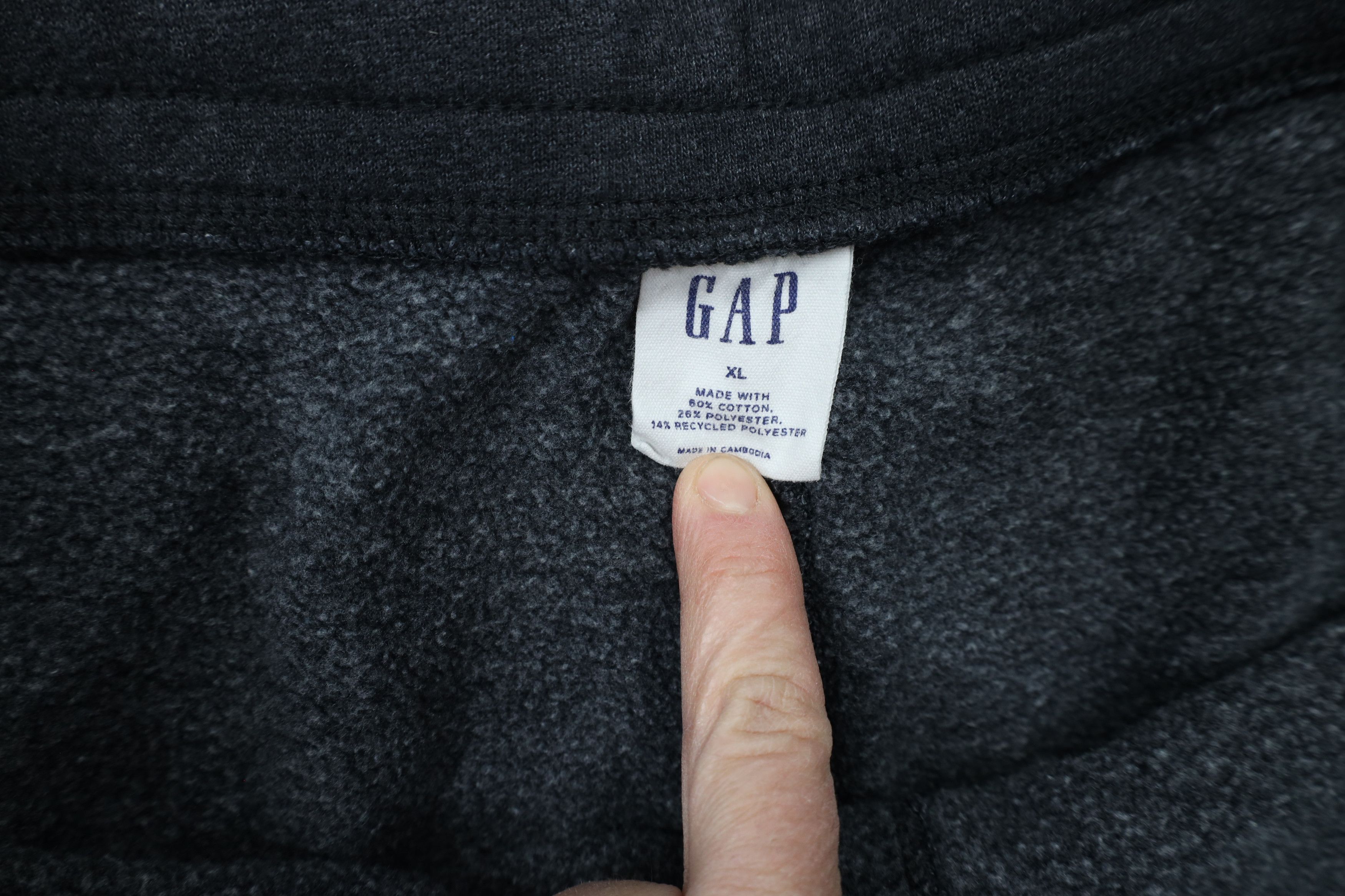Gap × Vintage Vintage Gap Block Letter Cuffed Sweatpants Joggers Gray Size US 38 / EU 54 - 6 Thumbnail