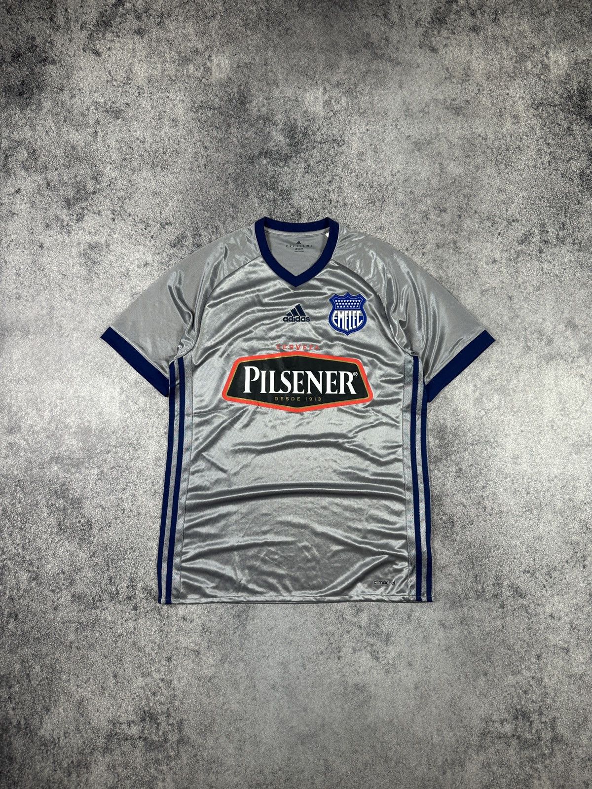 Adidas Adidas Emelec 17/18 Soccer Jersey Streetwear Rare Casual M Size US M / EU 48-50 / 2 - 1 Thumbnail