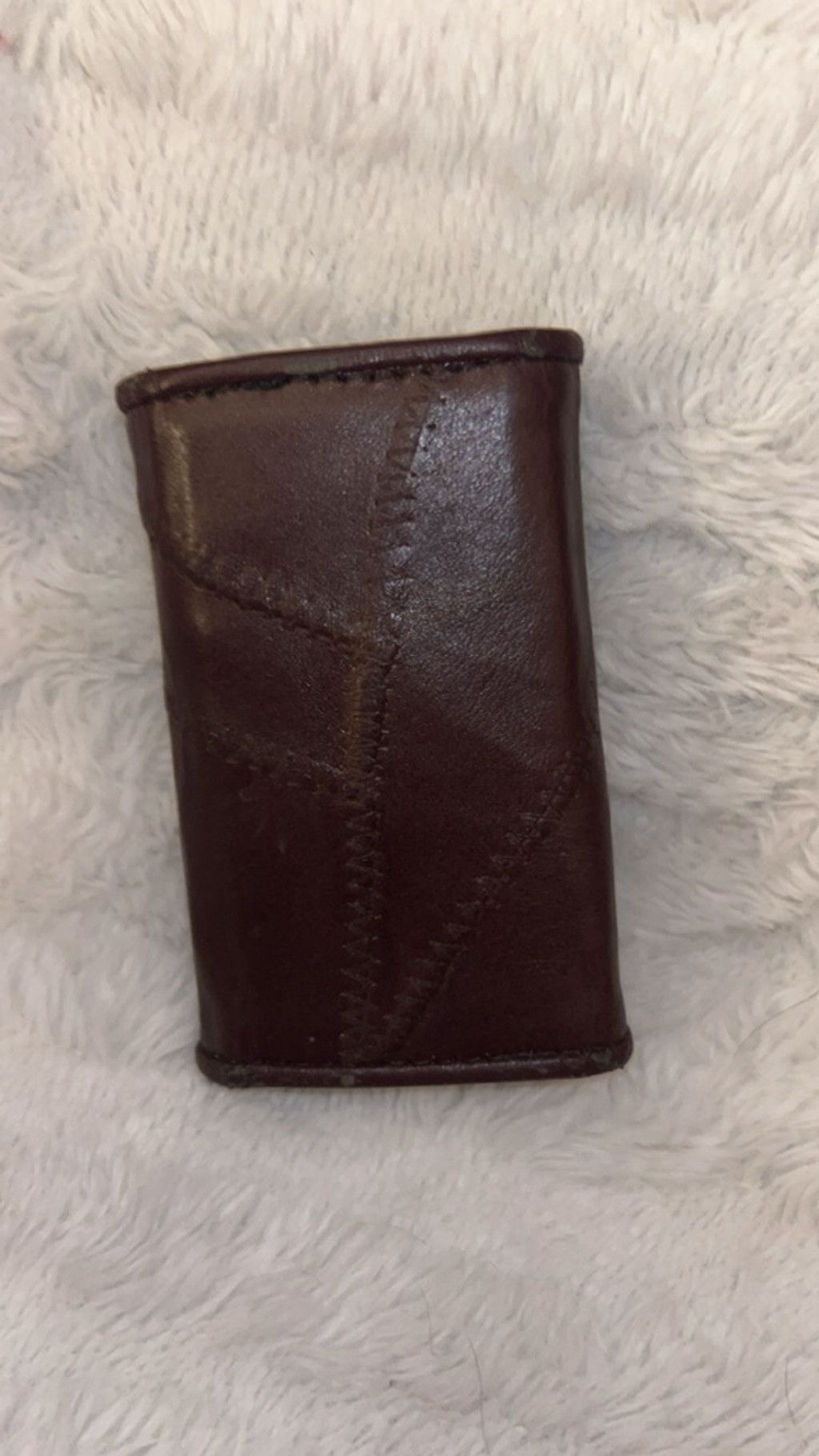 The Unbranded Brand Vintage Wallet One Size Brown Gold Key Holder Size ONE SIZE - 2 Thumbnail