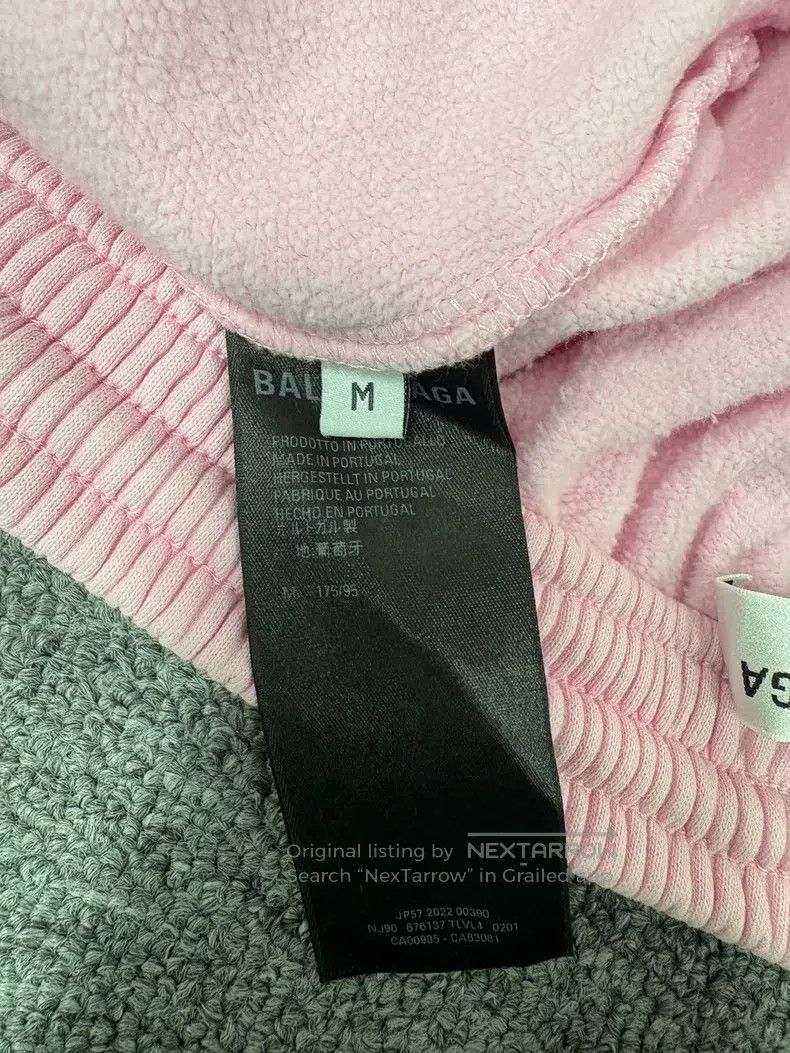 Balenciaga Balenciaga size M Shanghai limited edition pink logo short Size US 27 - 5 Thumbnail