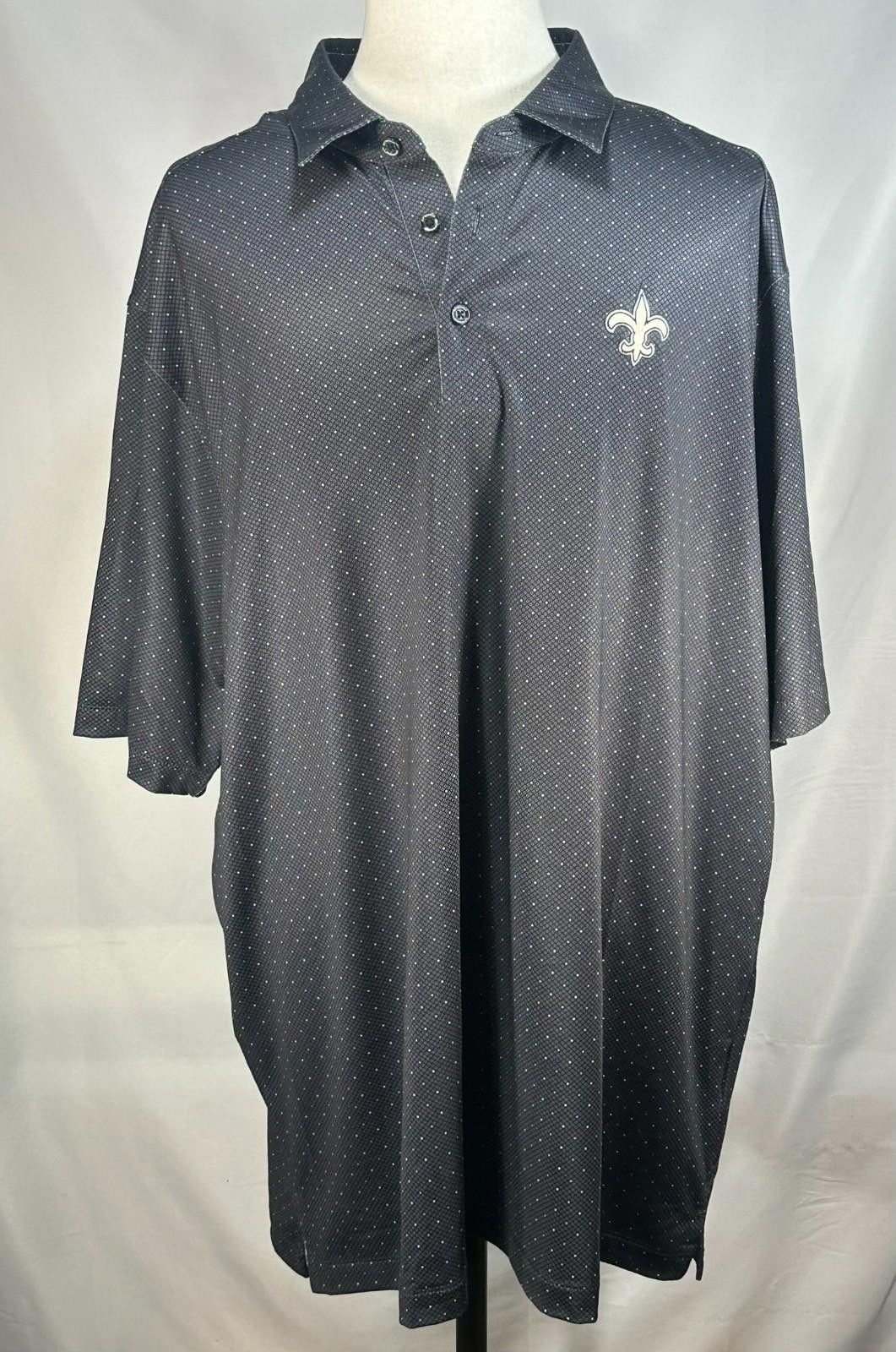 Cutter & Buck Cutter Buck Fleur de Lis 1/4 Button Pullover Black Mens 2XT Size US XXL / EU 58 / 5 - 1 Thumbnail