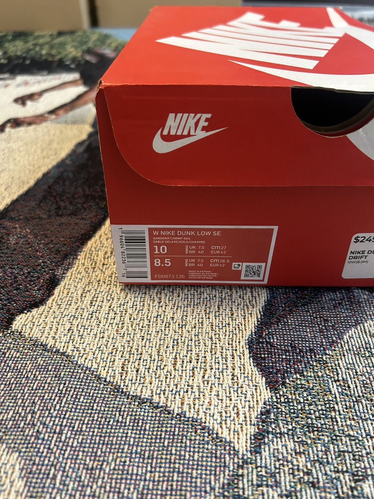 Nike Nike Dunk Low Sanddrift W Size US 10 / IT 40 - 8 Thumbnail
