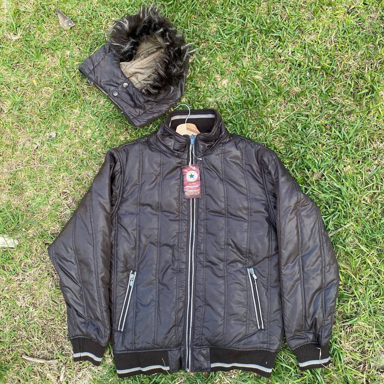 Converse × If Six Was Nine × Vintage Vintage Puffer Convers Fur ifsixwasnine LGB Style Jacket Size US L / EU 52-54 / 3 - 2 Thumbnail