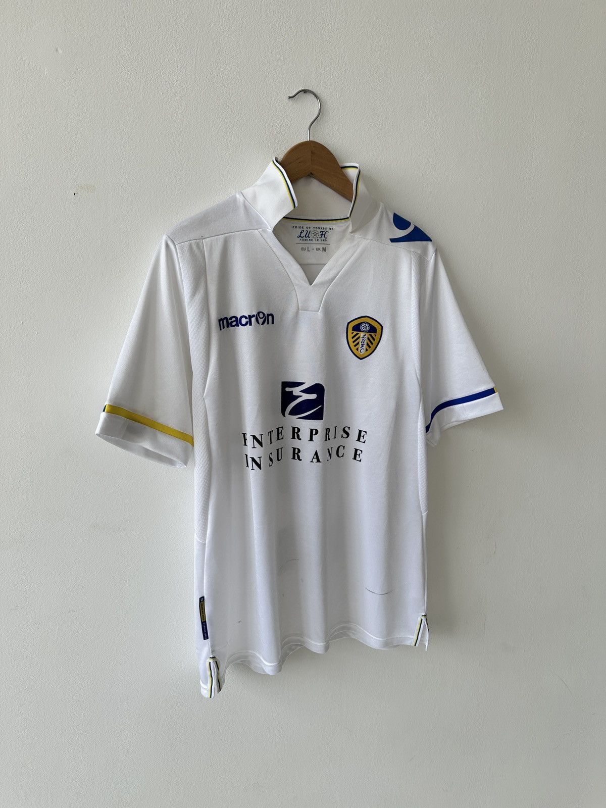 Macron Leeds United 2011/2012 Home Jersey Macron Size US L / EU 52-54 / 3 - 2 Thumbnail
