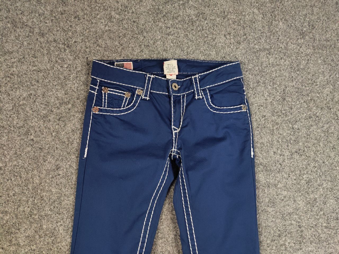 True Religion True Religion Geno Denim Slim Jeans Made in USA Y2K Style Size 28" / US 6 / IT 42 - 19 Thumbnail