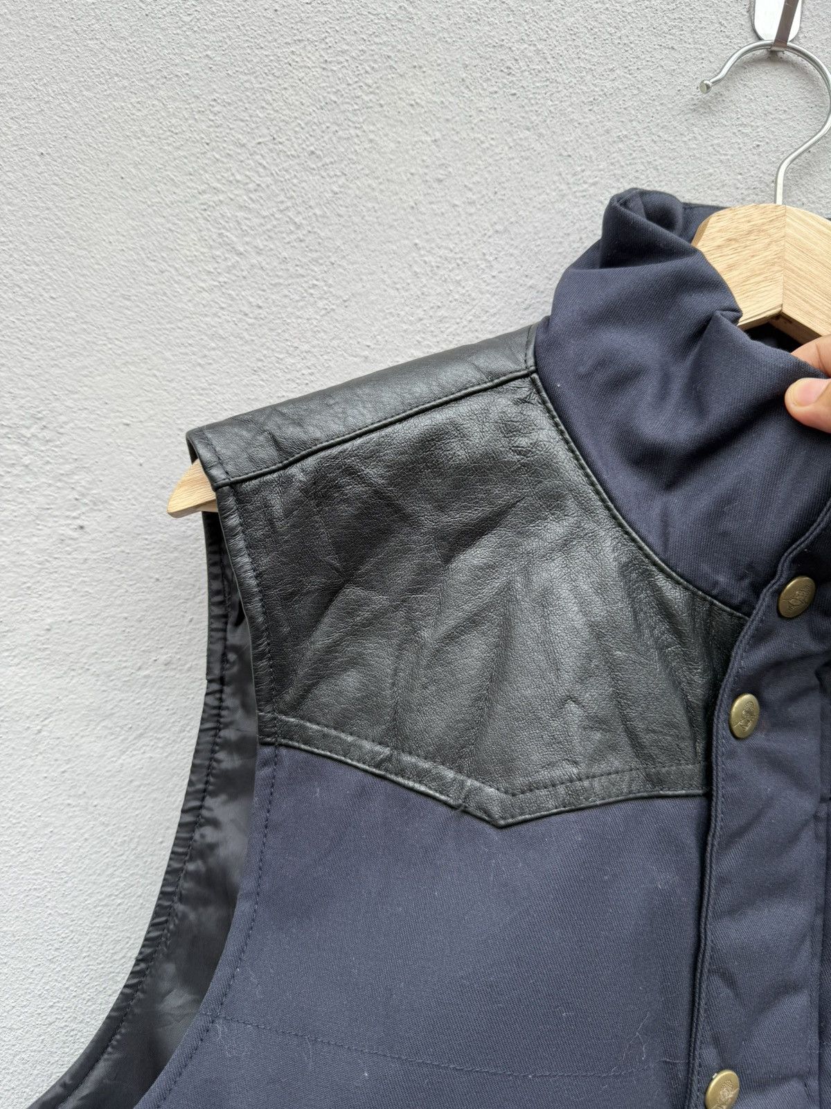 Ben Davis Ben Davis Puffer + Leather Vest Size US L / EU 52-54 / 3 - 5 Thumbnail