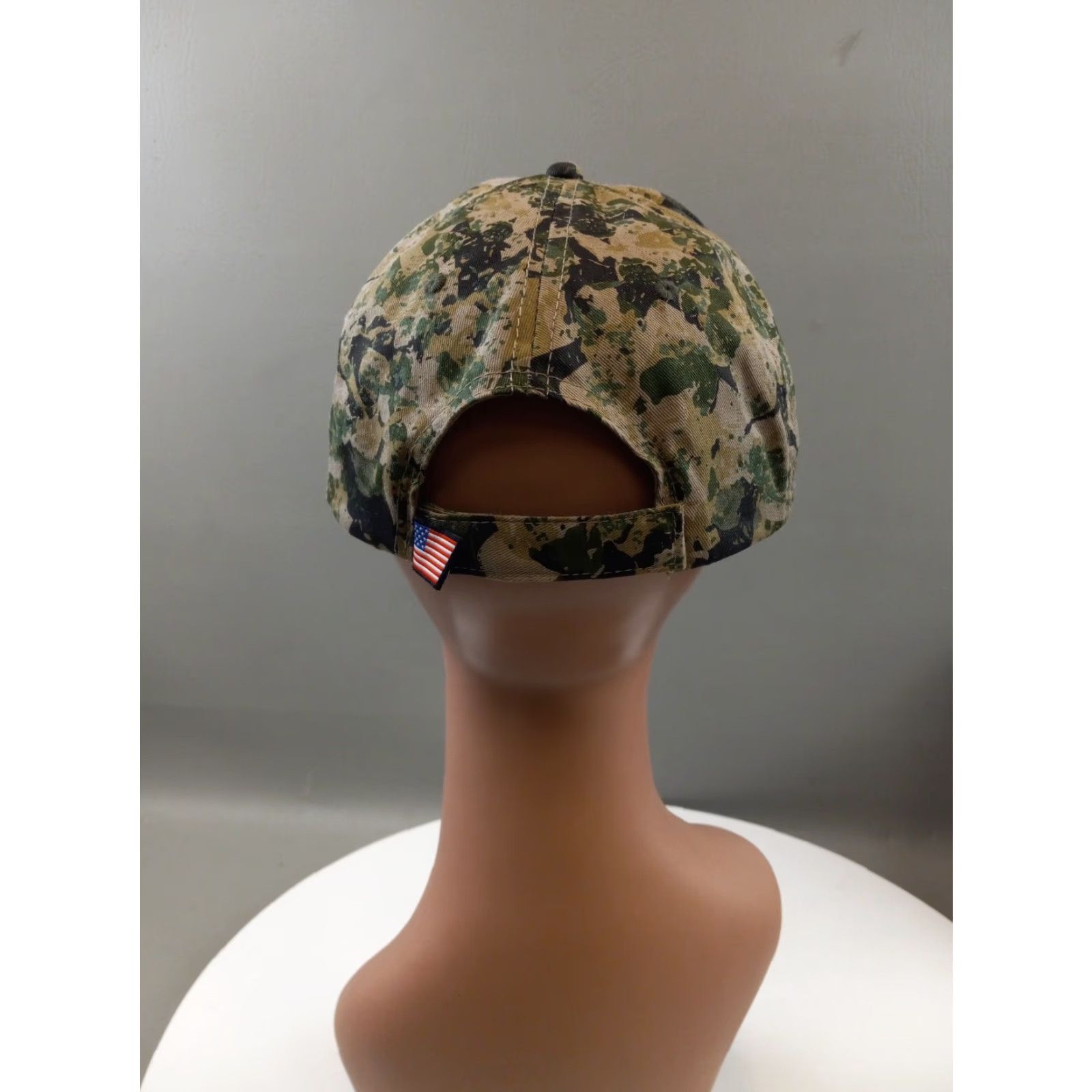 Vintage Kubota Truck­er Hat Tuscaloosa Tractor Adjustable Green & Black Camo Hat Men Adjustable, Breathable, Lightweight Vintage: No Size ONE SIZE - 3 Thumbnail