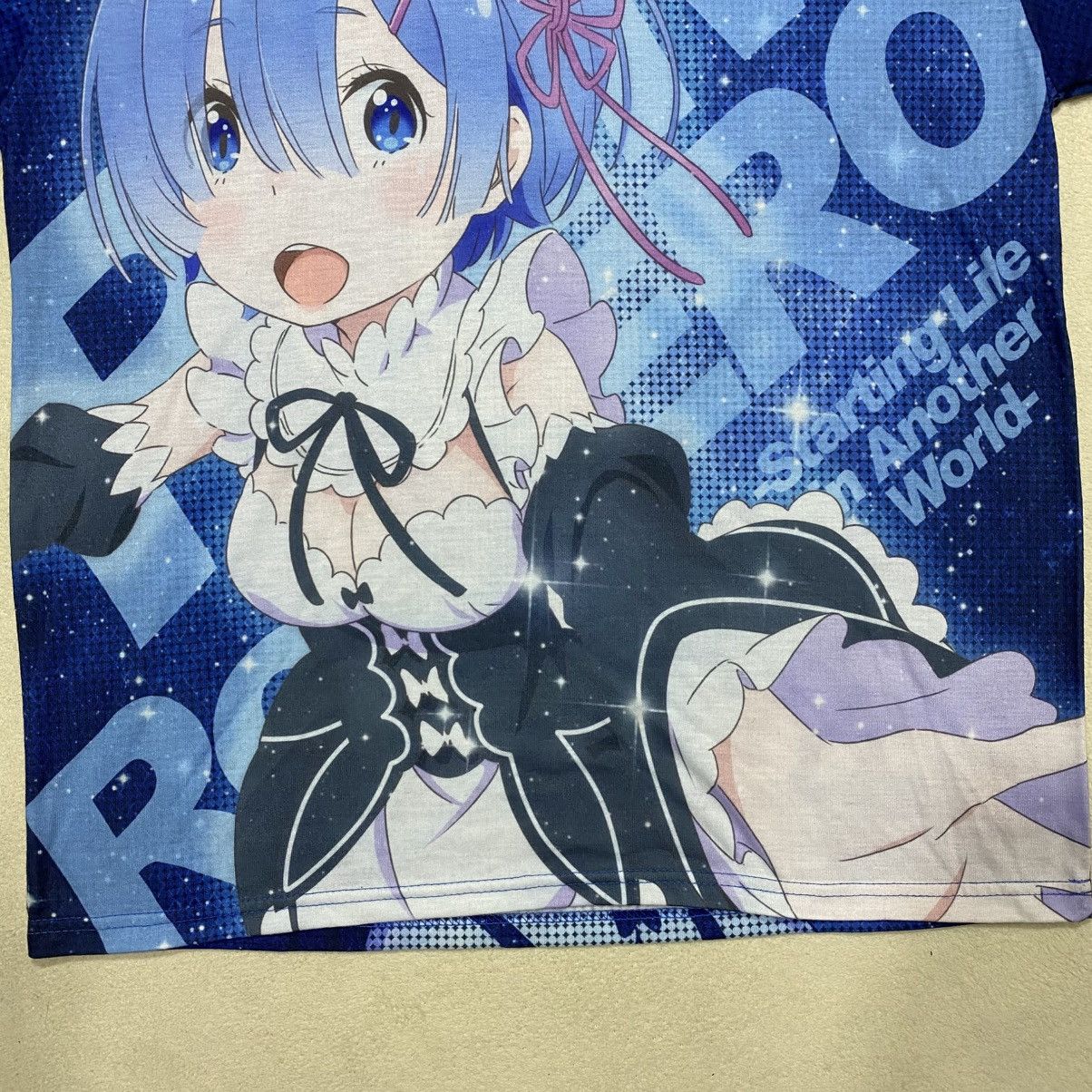 Anime × Japanese Brand Anime RE:ZERO REM Full Print T-shirt Size US L / EU 52-54 / 3 - 3 Thumbnail