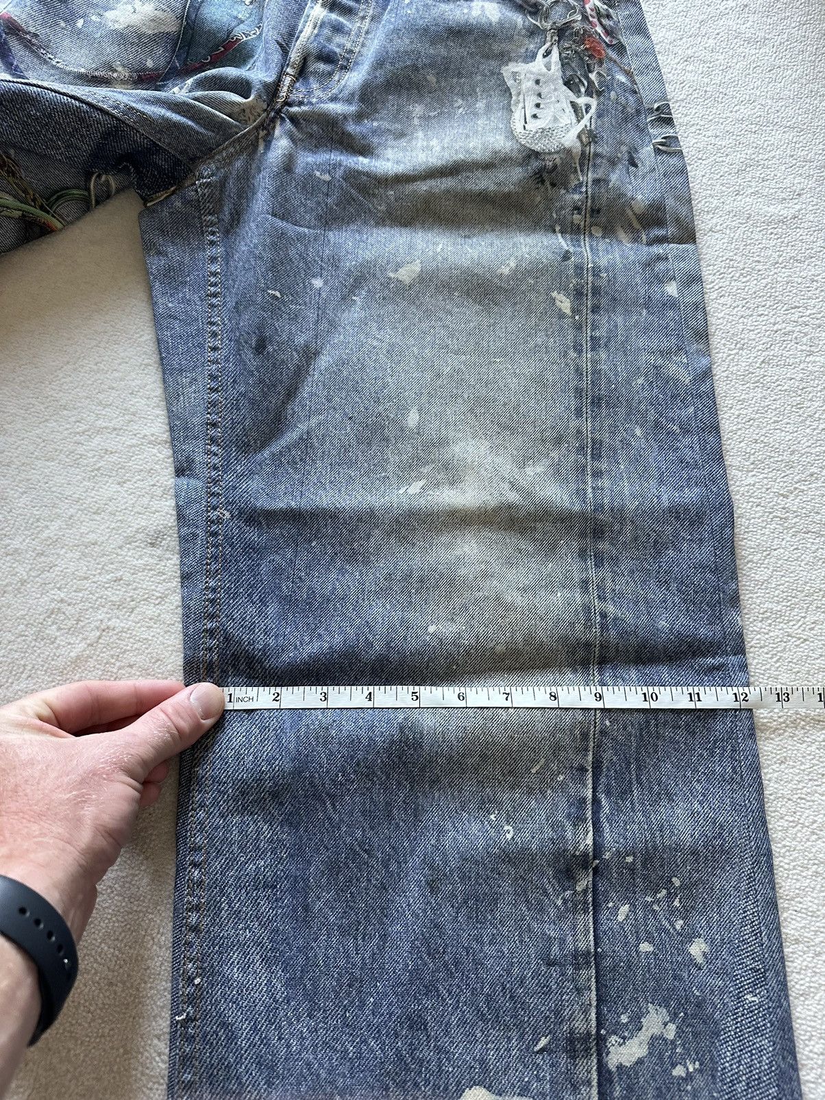 Acne Studios SS24 Acne studios loose fit rope chain jeans 48 Size US 32 / EU 48 - 5 Thumbnail