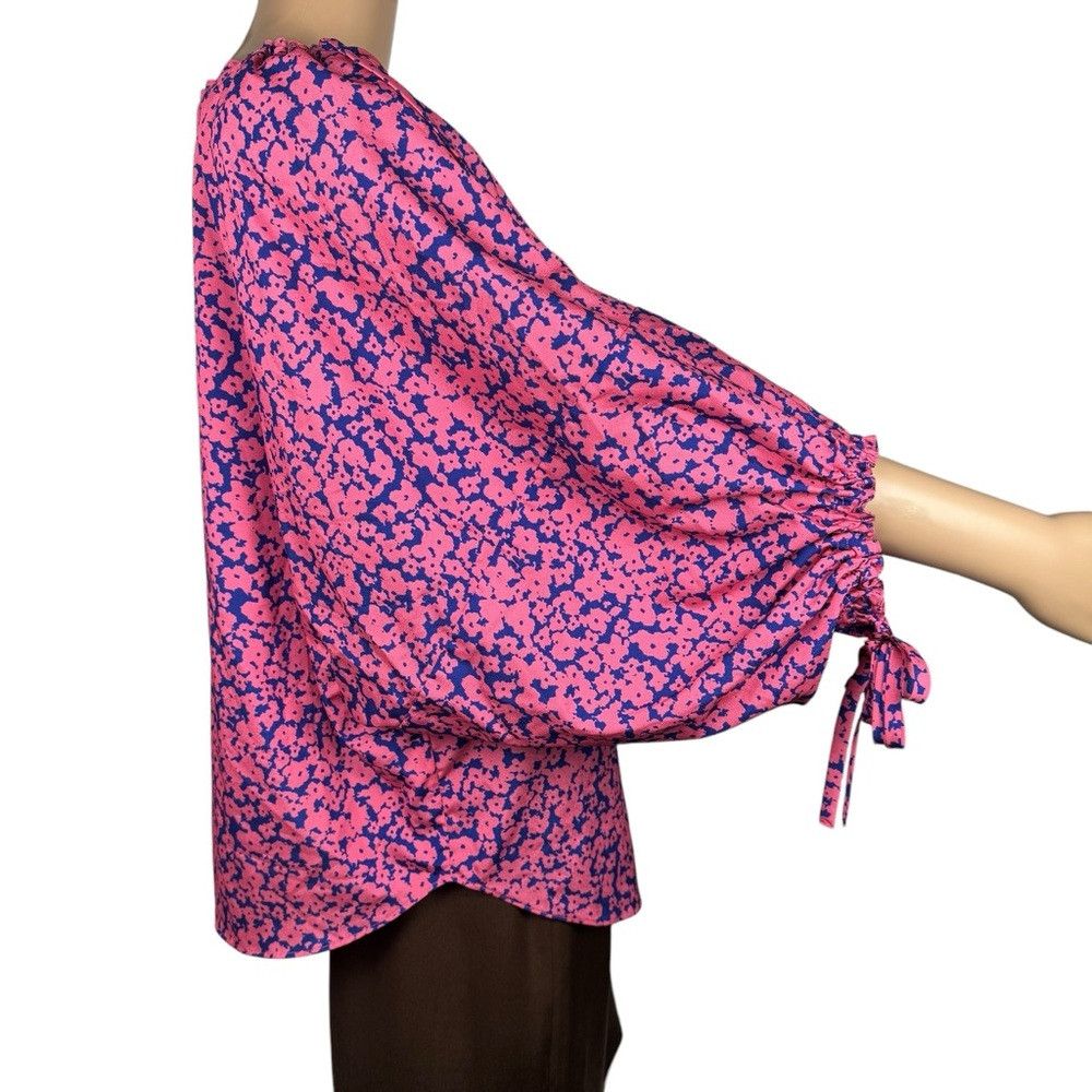 Derek Lam 10 Crosby Derek Lam Pink Drawstring Balloon Blouse Size IT 46 US L Size L / US 10 / IT 46 - 4 Thumbnail
