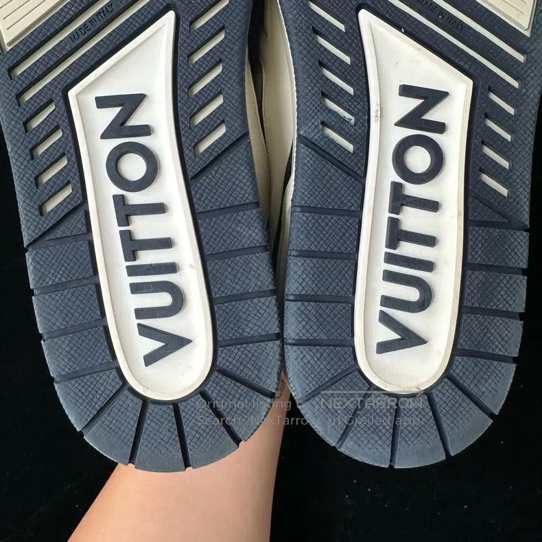 Louis Vuitton Louis Vuitton White and blue board shoes Size US 9 / EU 42 - 9 Thumbnail