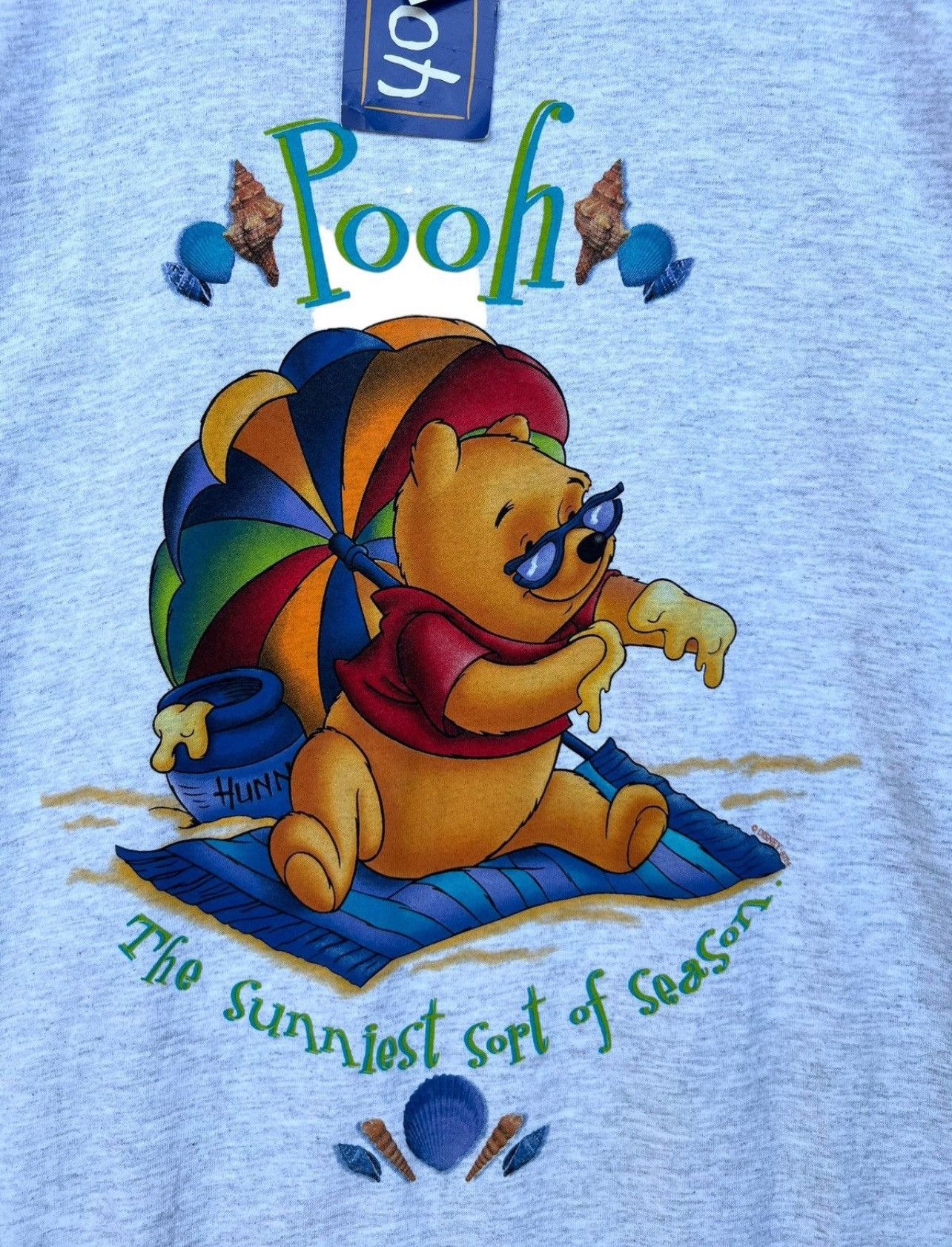 Disney Vintage 90s Winnie The Pooh Tee Large New Old Stock With Tag Size US XL / EU 56 / 4 - 3 Thumbnail
