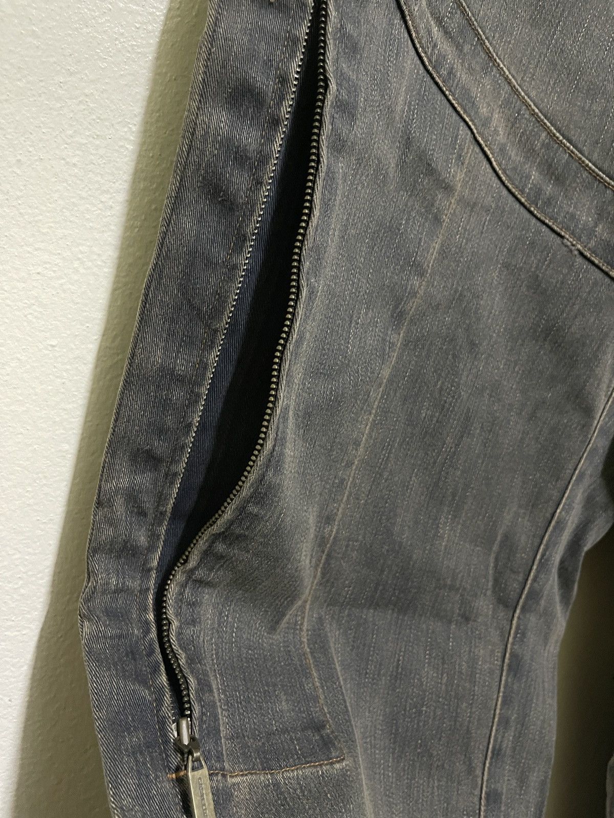 Jean Charles De Castelbajac × Vintage Castelbajac Sport Army Stretch Jeans Size 32" / US 10 / IT 46 - 6 Thumbnail
