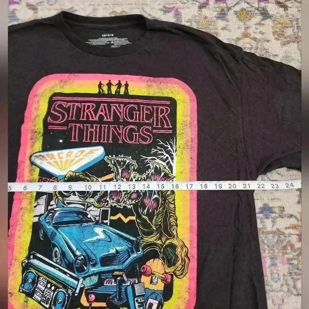 Other Stranger Things Iconic Series Black Neon Tee Cult Shirt Size US L / EU 52-54 / 3 - 4 Thumbnail