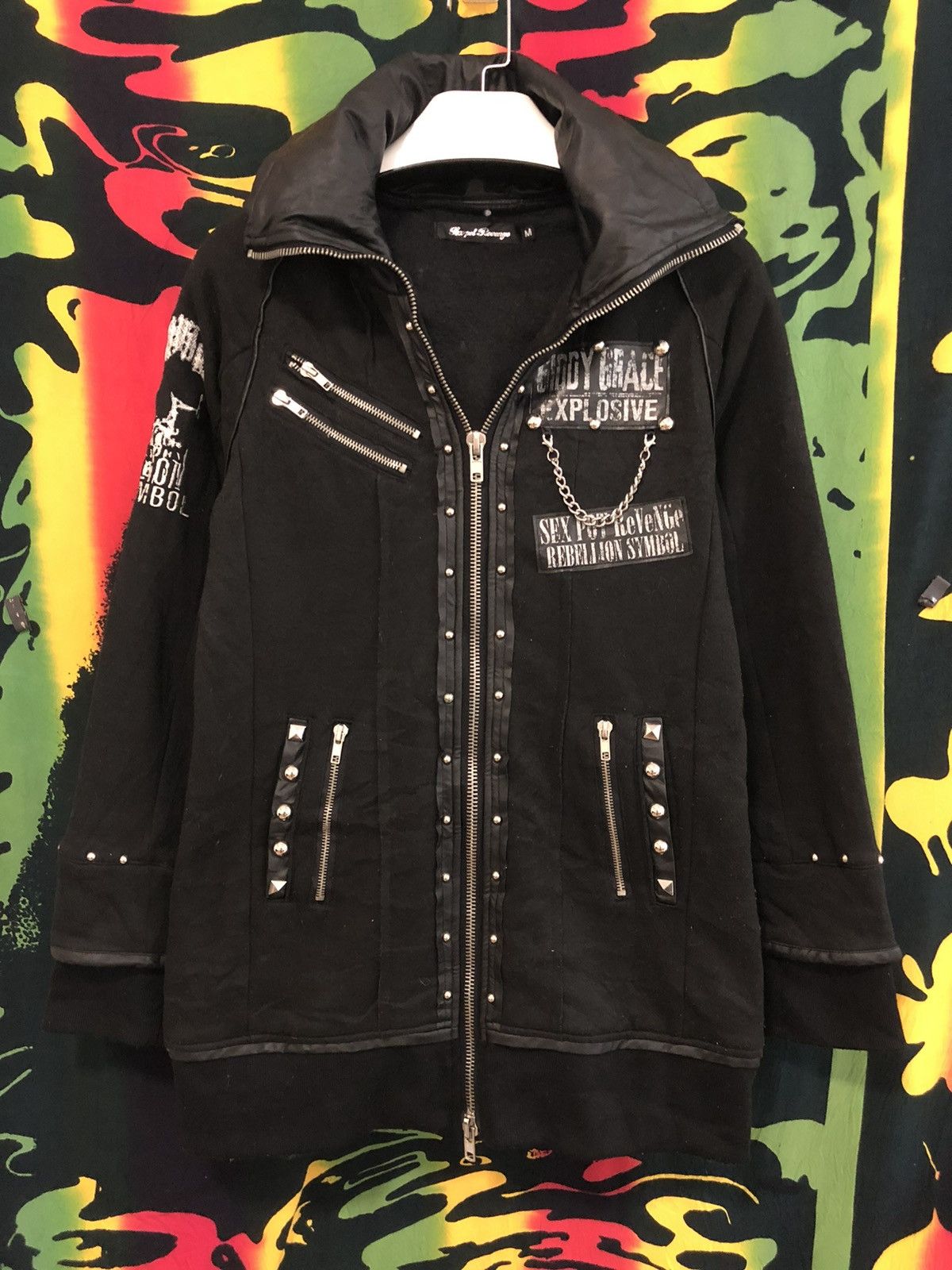 14th Addiction × Japanese Brand Sexpot Revenge Rebellion symbols hoodie jacket Size US M / EU 48-50 / 2 - 1 Thumbnail