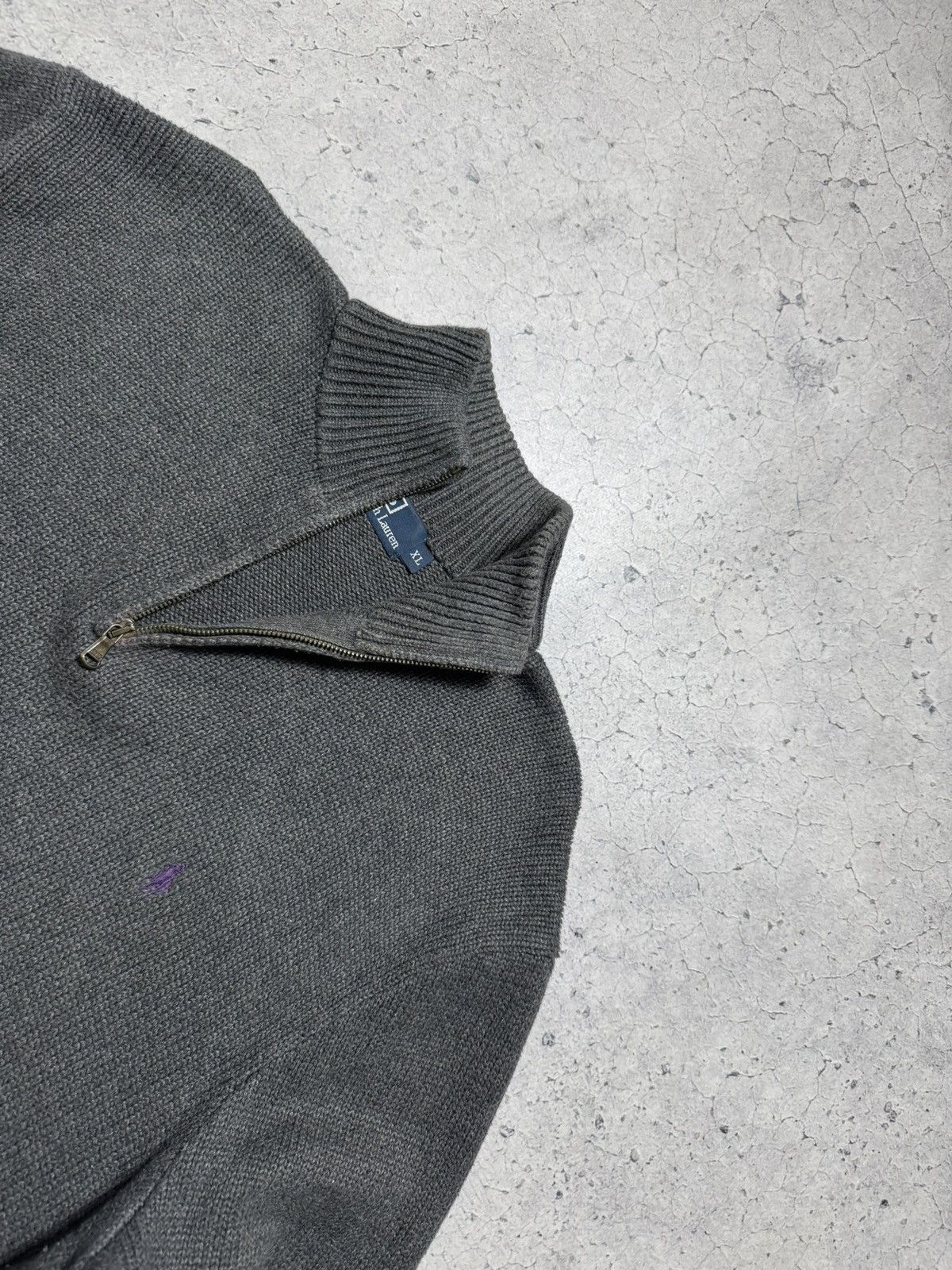 Polo Ralph Lauren Polo Ralph Lauren 1/4 Zip Vintage Sweater Knit Size XL Size US XL / EU 56 / 4 - 8 Thumbnail