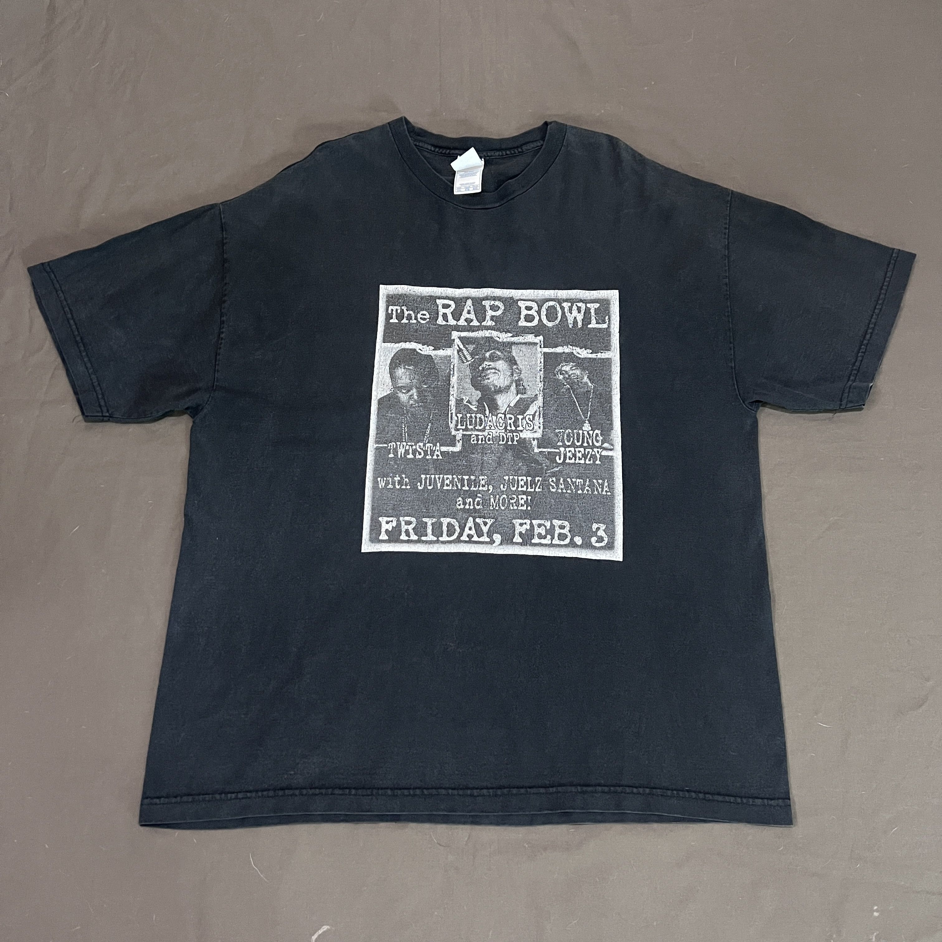 Vintage Y2K Rap Bowl Ludacris Twista Jeezy Juvenile Juelz Santana Size US XXL / EU 58 / 5 - 4 Thumbnail
