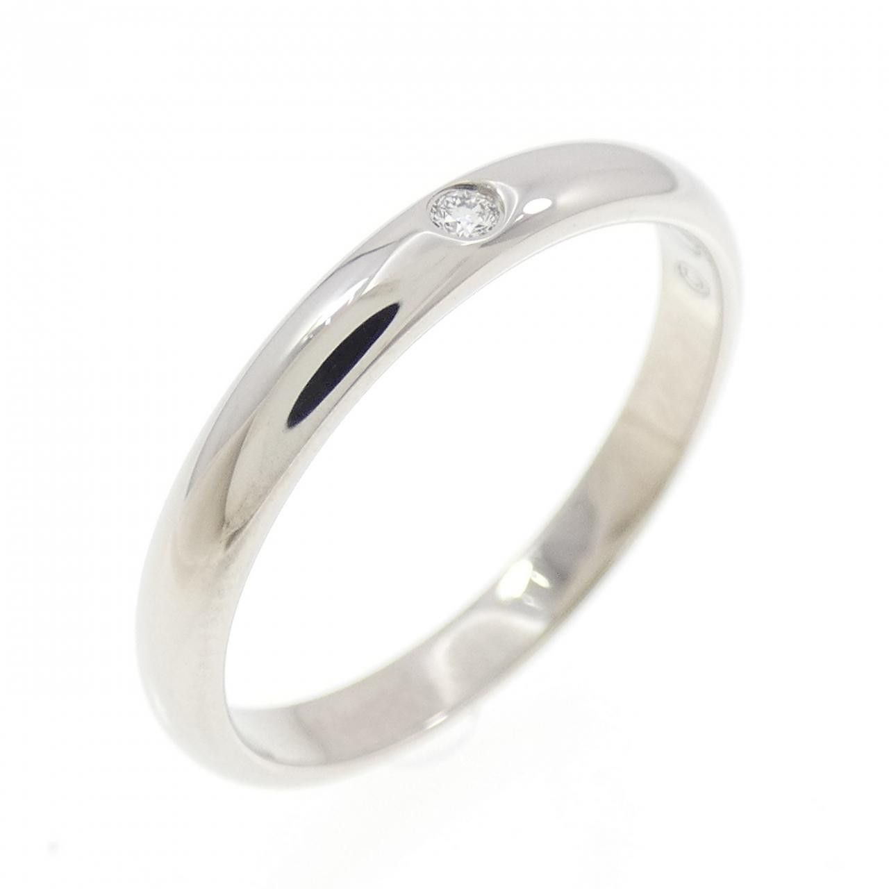 Cartier Cartier Cartier Wedding Platinum Ring Size 9.5 Precious Metal Ring B4057700 DUTY FREE for USA Size ONE SIZE - 1 Thumbnail