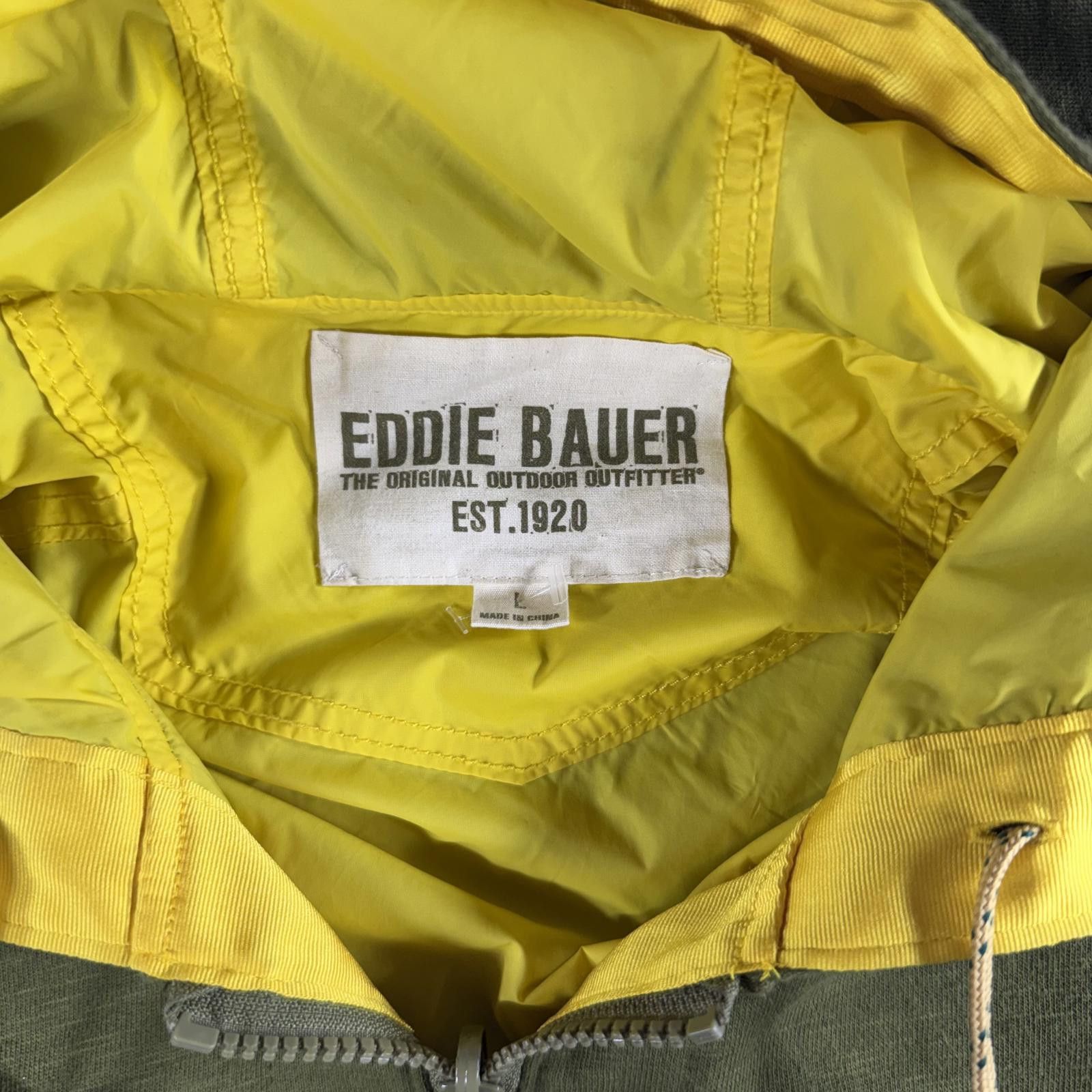 Eddie Bauer Eddie Bauer Jacket Men's L Army Green Yellow Outdoor Hoodie Size US L / EU 52-54 / 3 - 3 Thumbnail