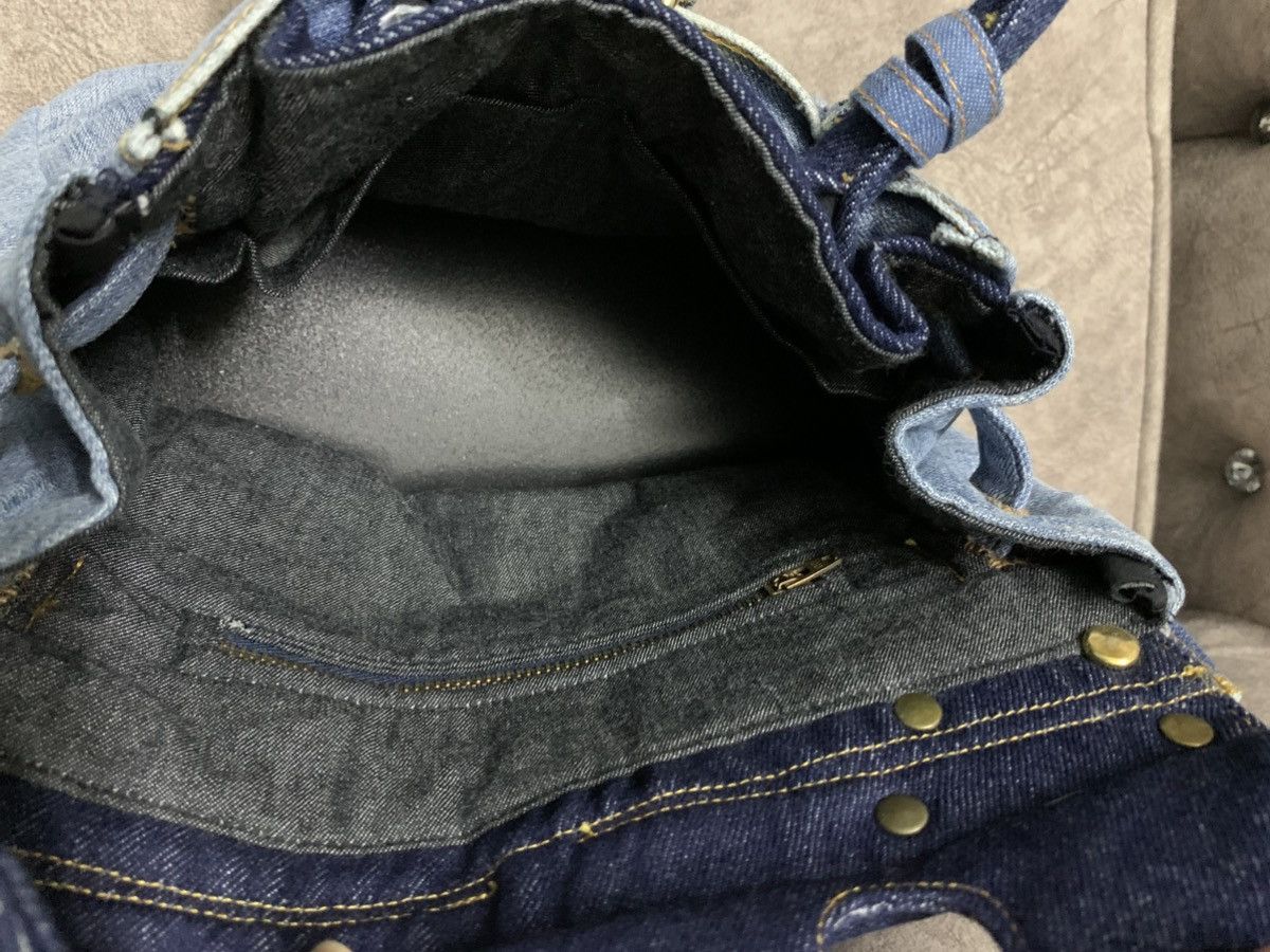 Handmade Birkin Bag Japanese Handmade Levi’s 501 Denim Small Size ONE SIZE - 11 Thumbnail