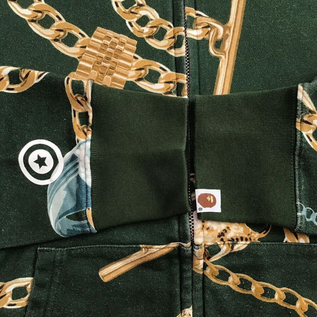 Bape BAPE JEWELS SHARK FULL ZIP HOODIE a bathing ape Size US M / EU 48-50 / 2 - 6 Thumbnail