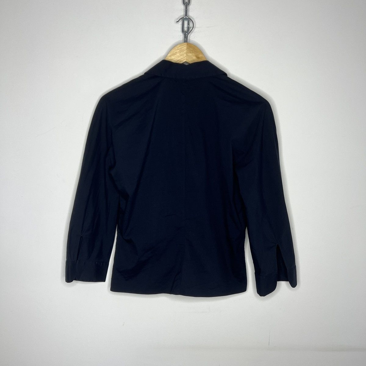 Designer × Prada Prada White stretch cotton blend button down shirt Size S / US 4 / IT 40 - 9 Thumbnail