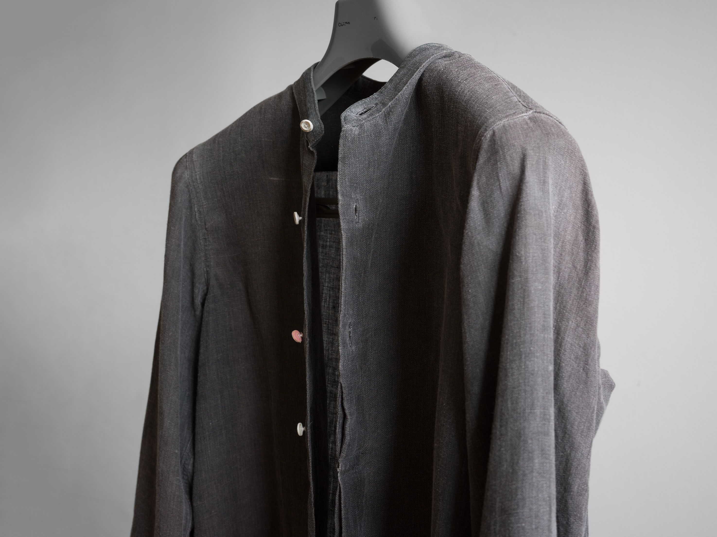 Visvim SS2014 VISVIM LONG RIDER SHIRT HERRINGBONE LINEN Size US M / EU 48-50 / 2 - 5 Thumbnail