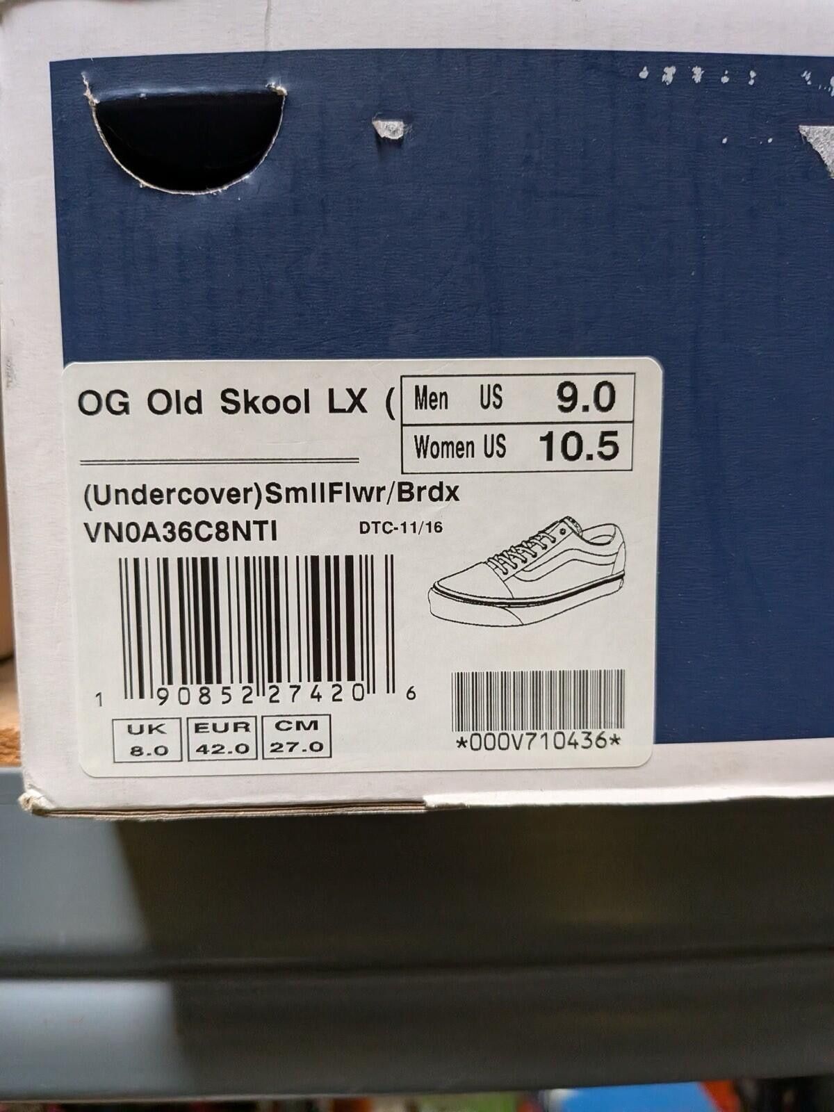 Vans Vans x Undercover OG Old Skool LX Small Flower US9 Size US 9 / EU 42 - 7 Thumbnail