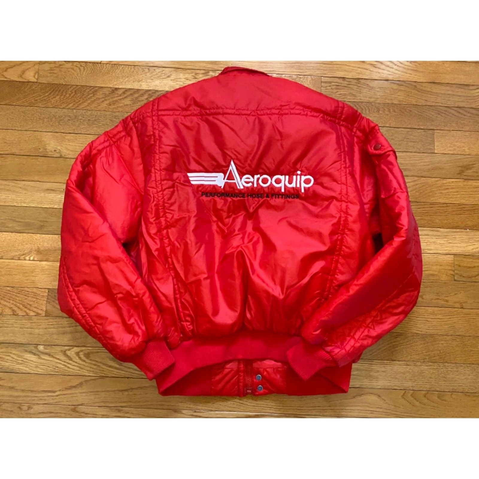 Vintage VINTAGE King Louie Pro Fit Aeroquip Red Racing Jacket Mens L EUC Size US M / EU 48-50 / 2 - 2 Thumbnail