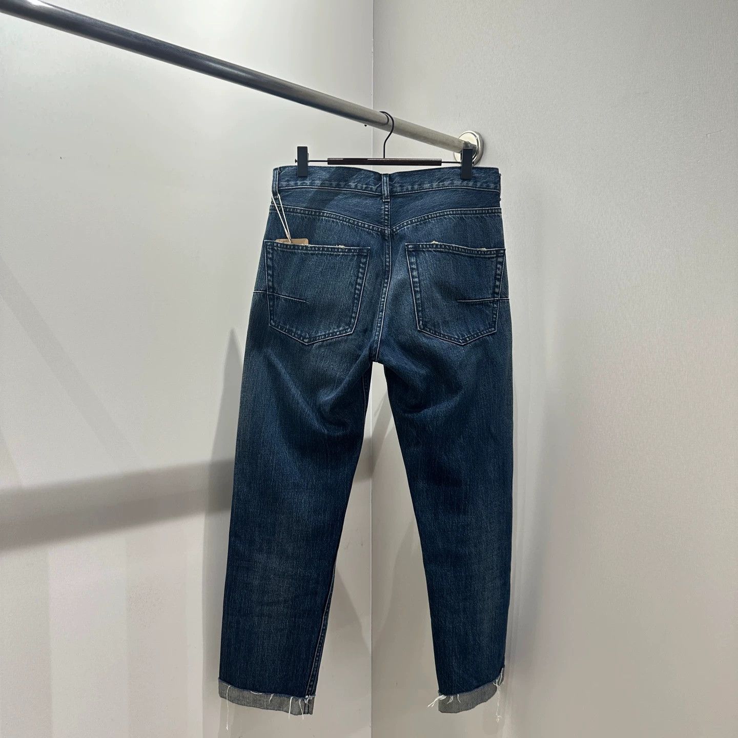Christian Dior Monsieur Dior feb453 cuff slogan jeans W34 Size 25" / US 0 / IT 36 - 2 Thumbnail