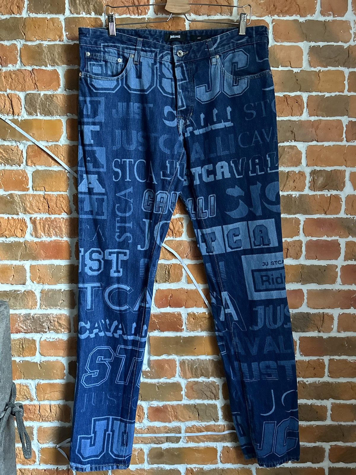 Just Cavalli Just cavalli denim pants vintage crazy Y2K jeans Size US 36 / EU 52 - 1 Thumbnail