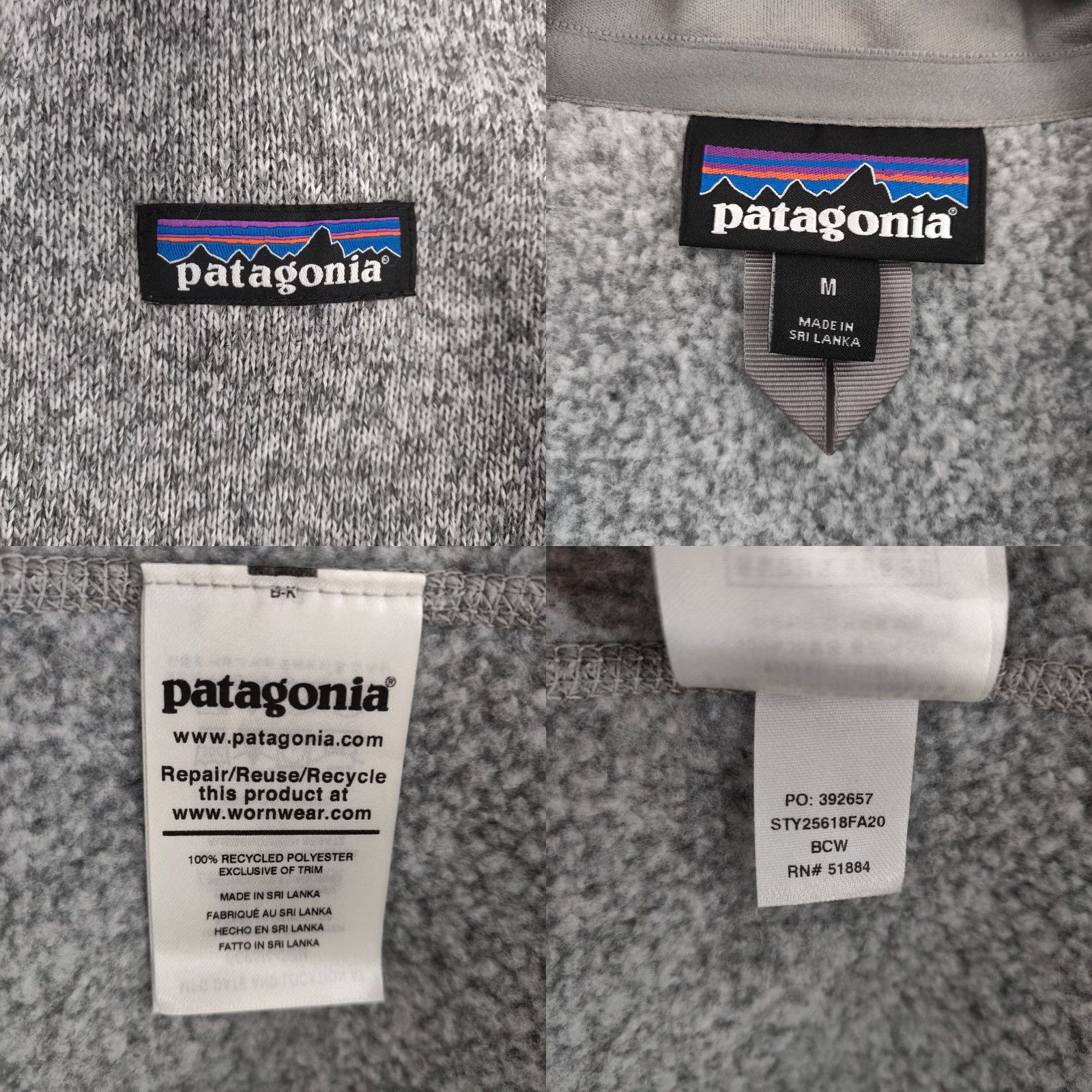 Patagonia Patagonia Jacket Womens Medium Better Sweater Full Zip Fleece Outdoor Casual Size M / US 6-8 / IT 42-44 - 8 Thumbnail