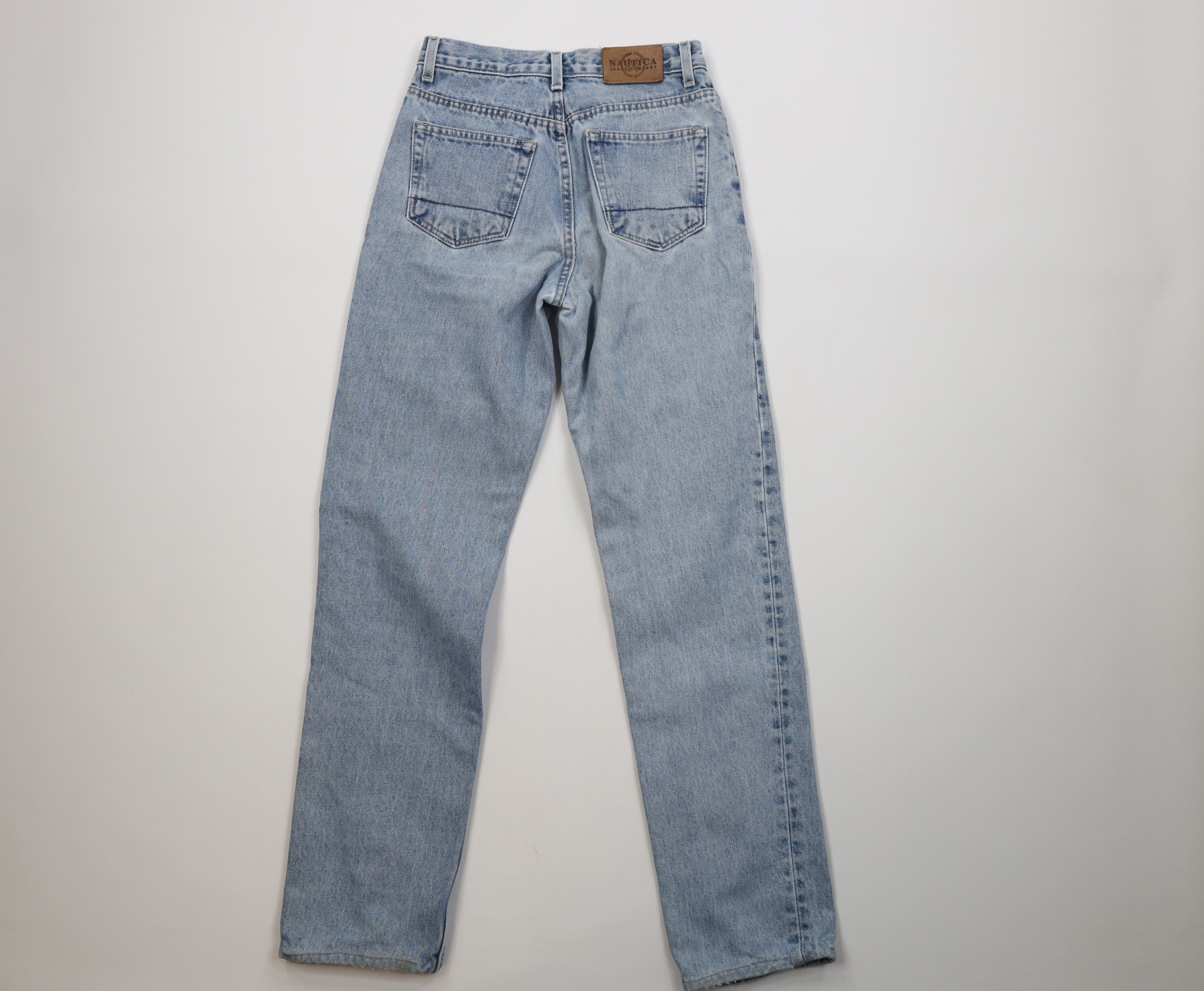 Nautica Vintage 90s Nautica Straight Leg Denim Jeans Blue Cotton USA Size 26" / US 2 / IT 38 - 10 Thumbnail