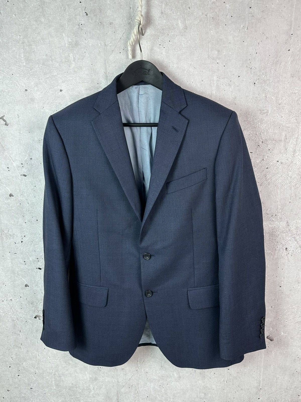 Other Roderick Charles London Tailored Fit Blue Wool Men’s Blazer Size US M / EU 48-50 / 2 - 1 Thumbnail