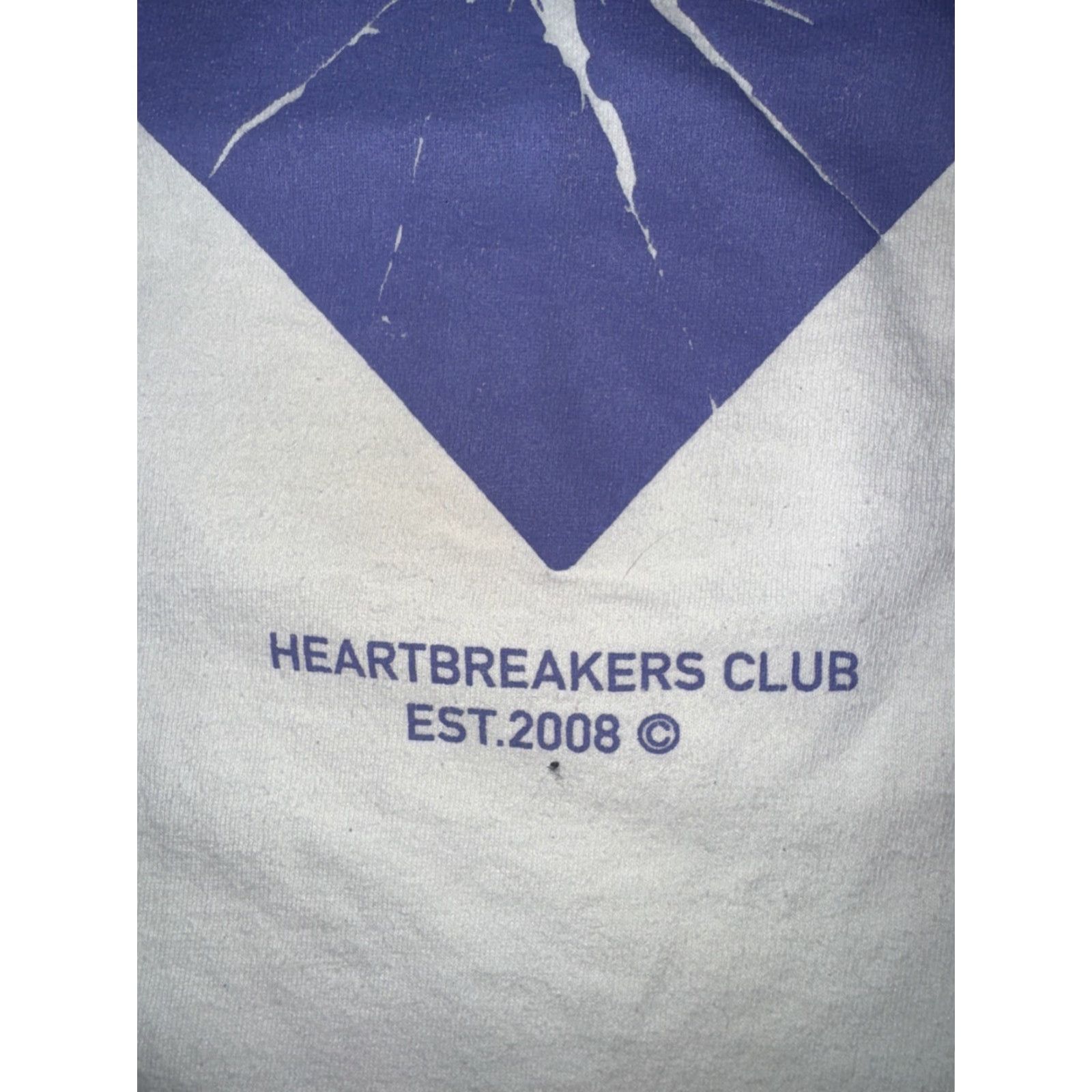 Primitive Primitive Heart Breakers Club Graphic T-Shirt White Medium Mens Cotton Short Sleeve Crew Neck Vintage No 18x25 Skate Streetwear Size US M / EU 48-50 / 2 - 3 Thumbnail