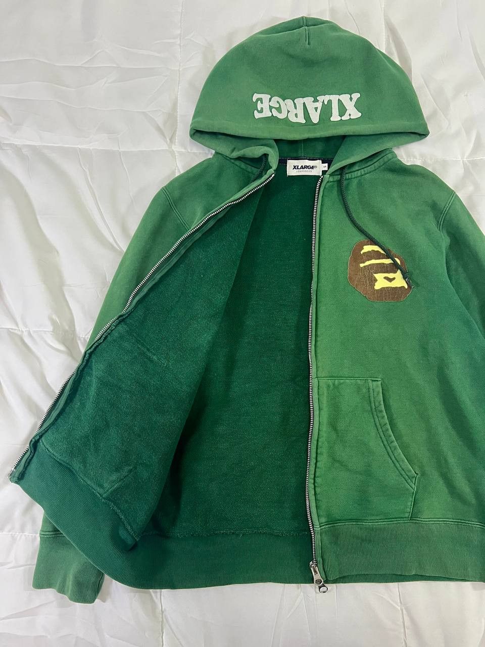 Vintage × Xlarge CRAZY Vintage Y2K XLarge Los Angeles Zip Up Hoodie Size US S / EU 44-46 / 1 - 13 Thumbnail