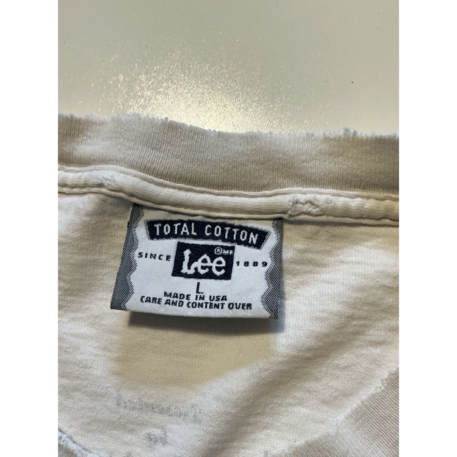 Lee VINTAGE Lee Infiniti US Open 1997 Tennis Graphic White Short Sleeve T-Shirt Sz.L Shirt Mens Size US L / EU 52-54 / 3 - 6 Thumbnail
