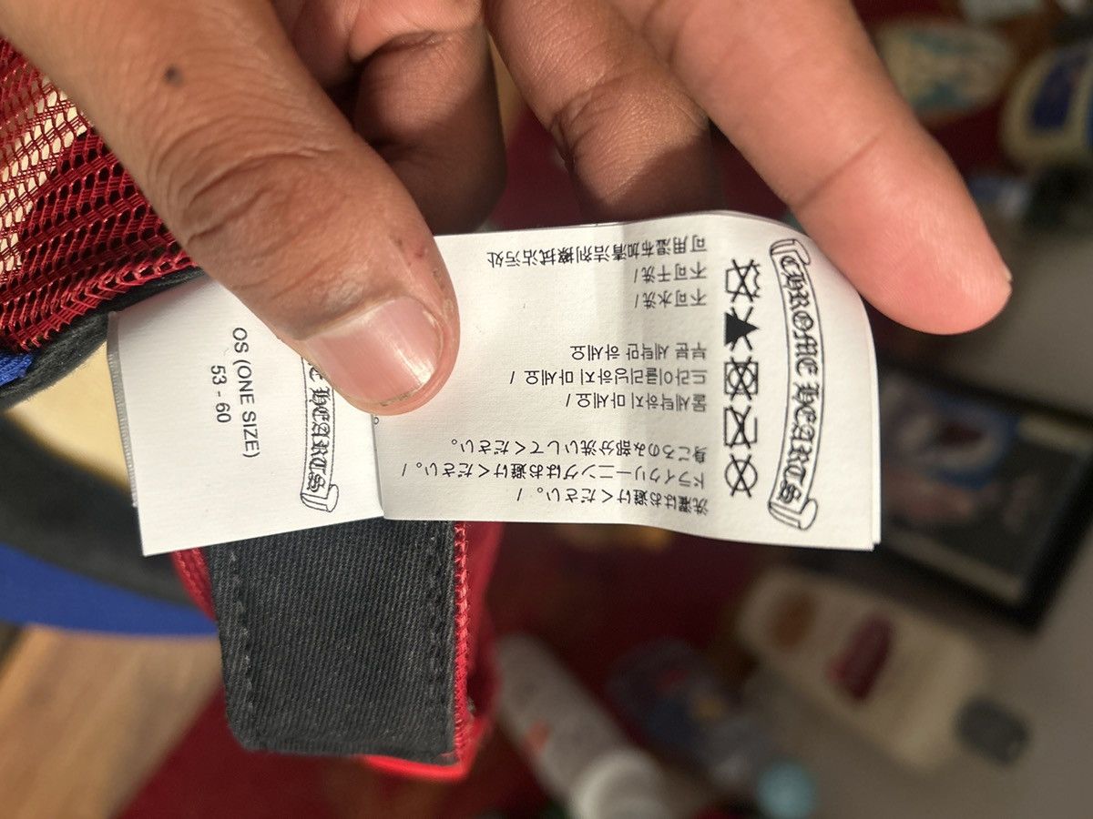 Chrome Hearts Hollywood USA Trucker Hat blue/white/red Size ONE SIZE - 9 Thumbnail