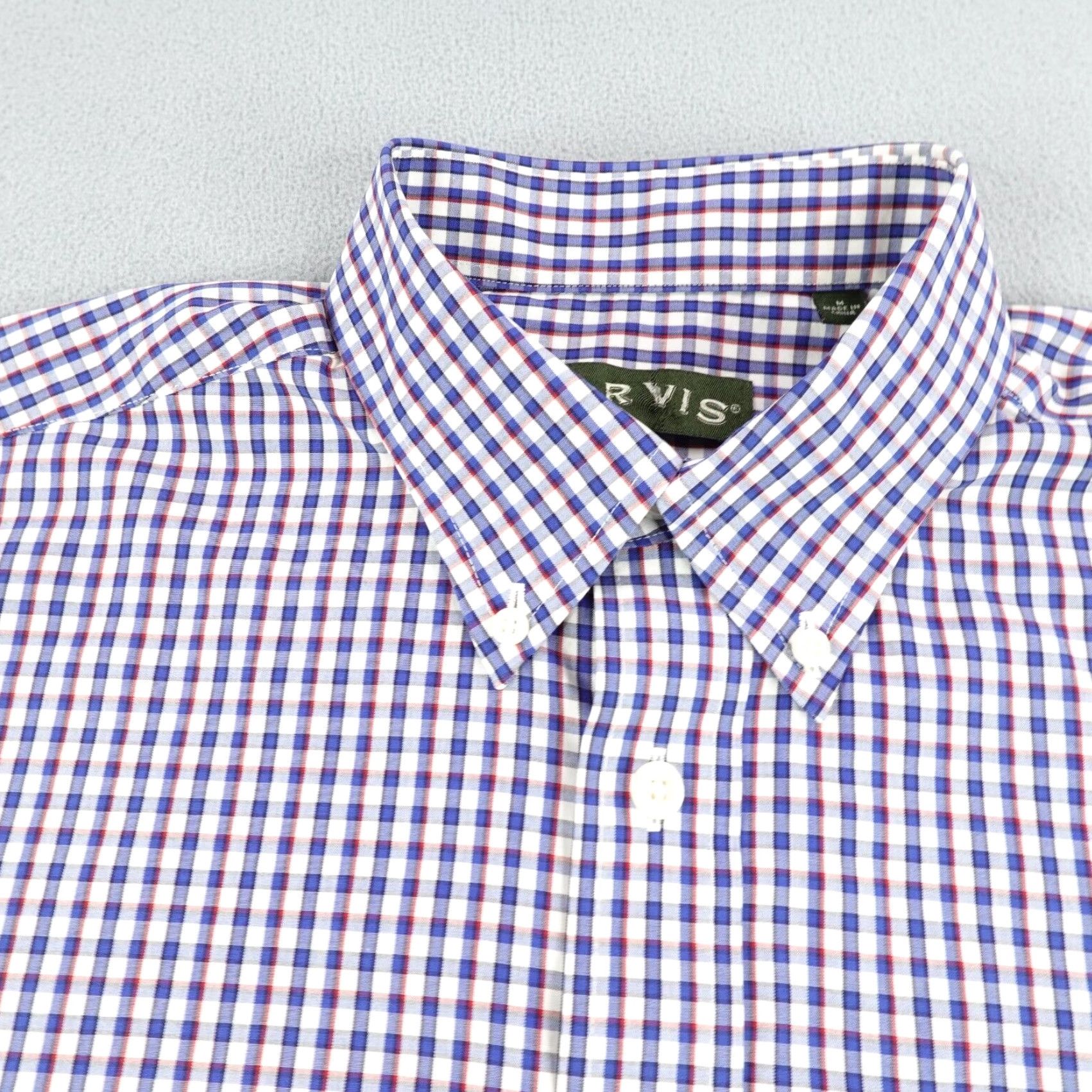 Orvis Orvis Button Up Shirt Mens M Blue White Gingham Plaid Short Sleeve Casual Workwear Button-Down Collar Outdoors Mens Size US M / EU 48-50 / 2 - 2 Thumbnail
